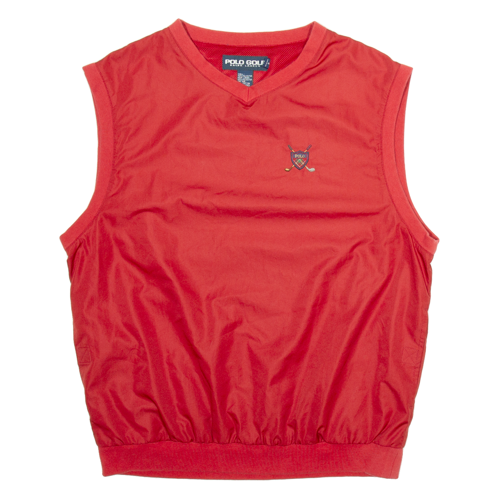 POLO RALPH LAUREN Mens Sweatshirt Red V-Neck M Refurbished - N/A refurbished available on Cerqular