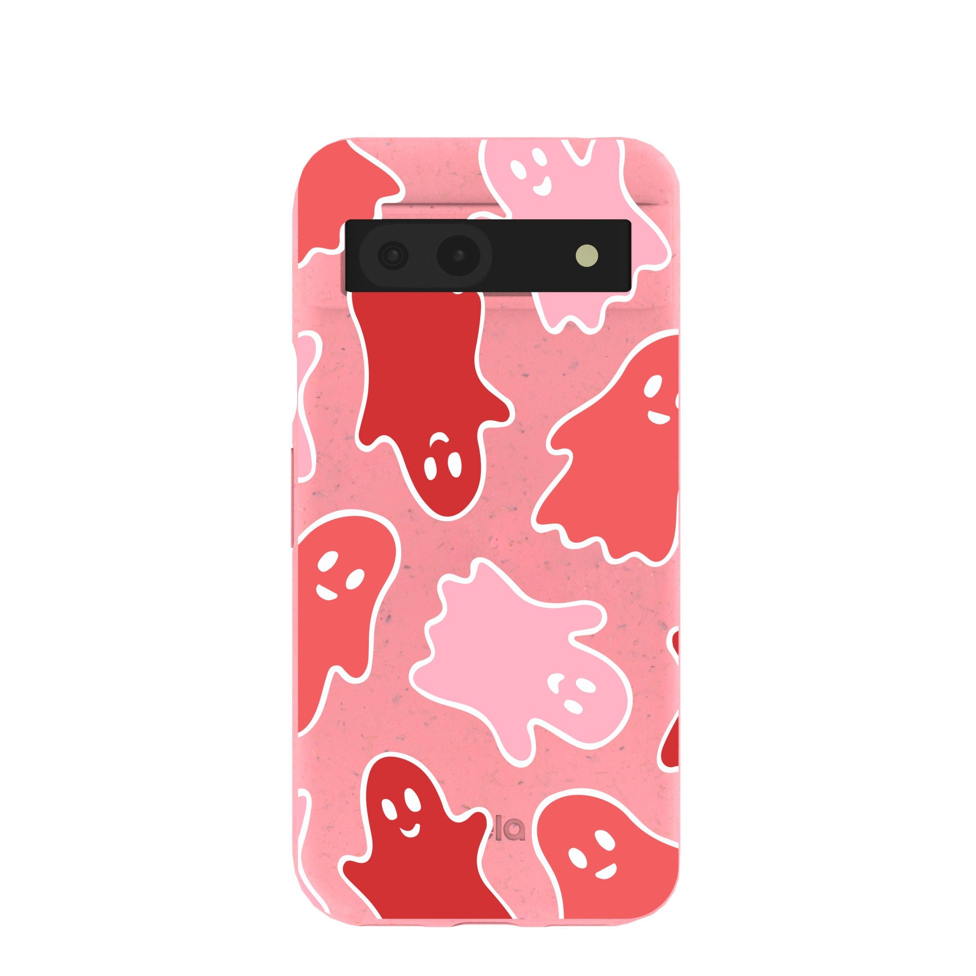 Bubblegum Pink Phantom Pals Google Pixel 8a Case Refurbished - Pela Case refurbished available on Cerqular