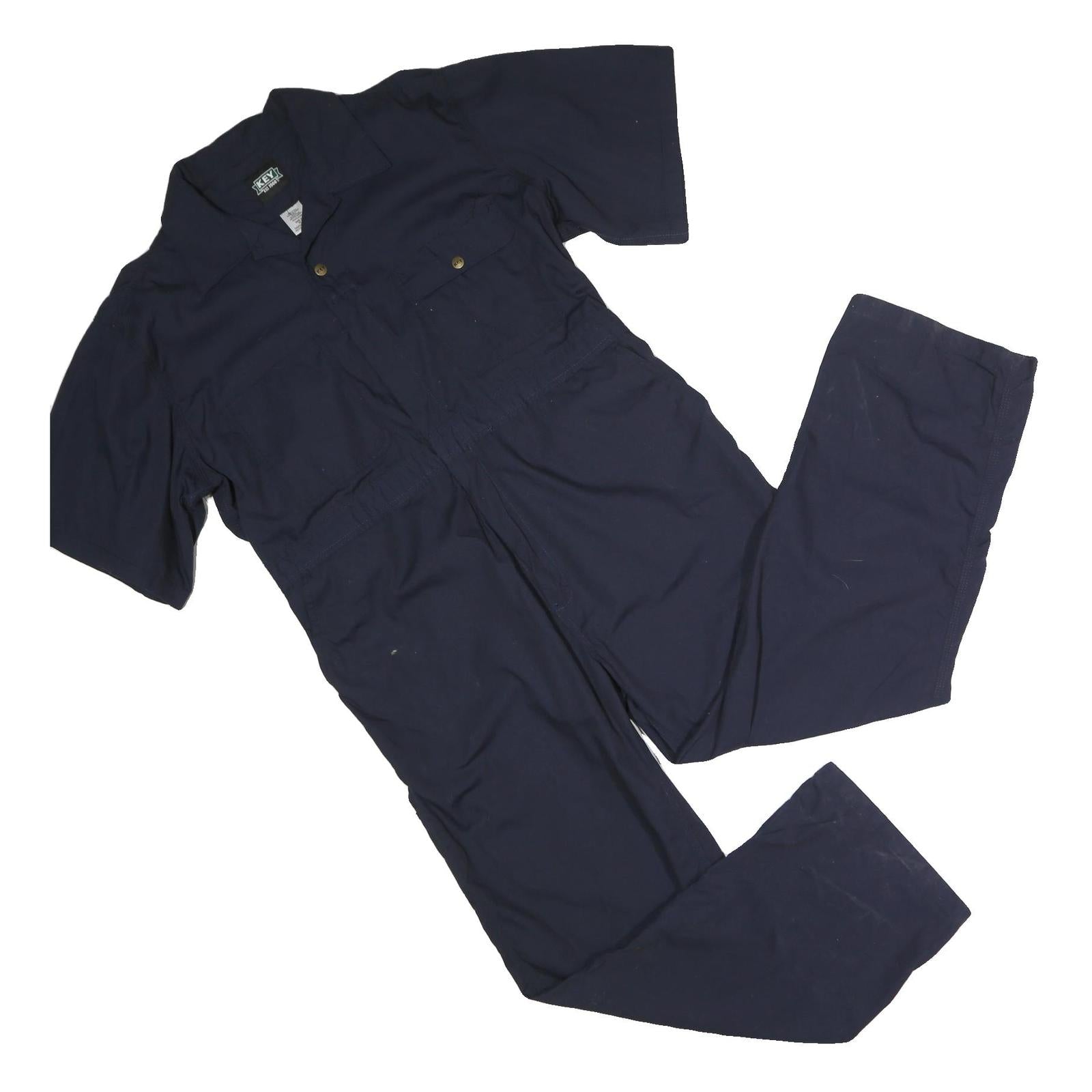 Buy KEY Mens Navy Blue Polyester Blend Dungarees Classic XL W42 L30 Workwear Utility Refurbished - $37.69 KEY Mens Navy Blue Polyester Blend Dungarees Classic XL W42 L30 Workwear Utility Refurbished - N/A refurbished available on Cerqular
