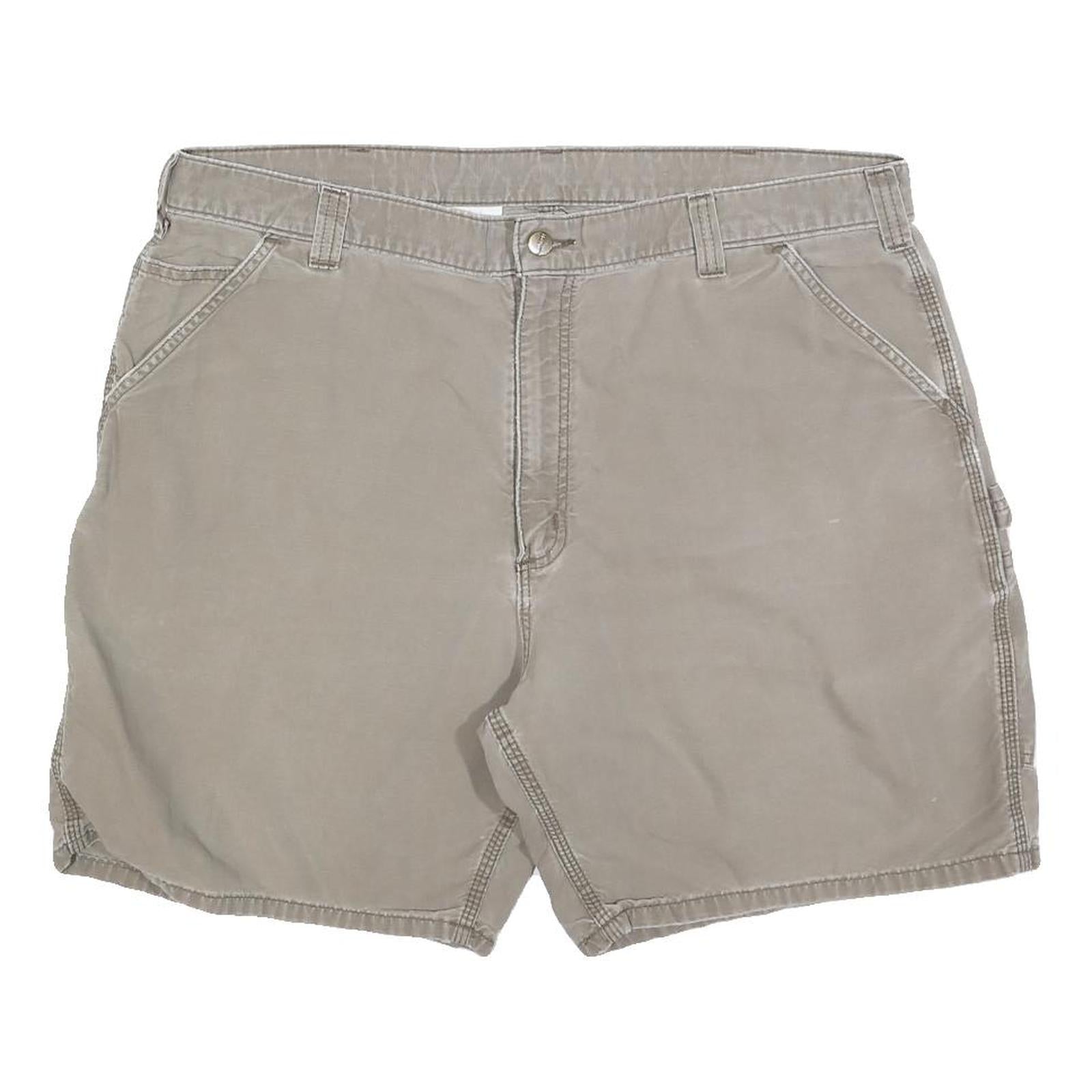 CARHARTT Mens Shorts Beige Casual XL W40 Durable Cotton Blend Workwear Refurbished - N/A refurbished available on Cerqular