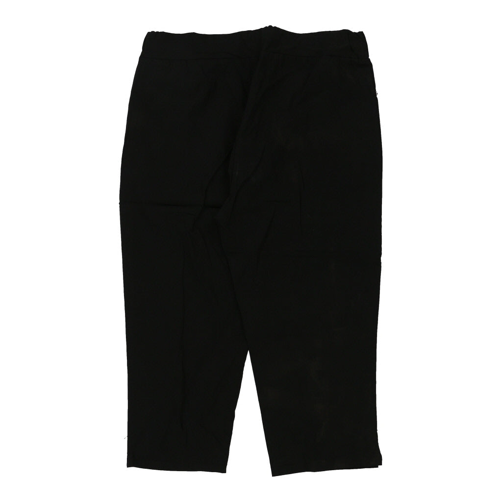 Unbranded Trousers - 2XL Black Nylon Blend Refurbished - Thrifted (note: this is a term often used to describe second- refurbished available on Cerqular