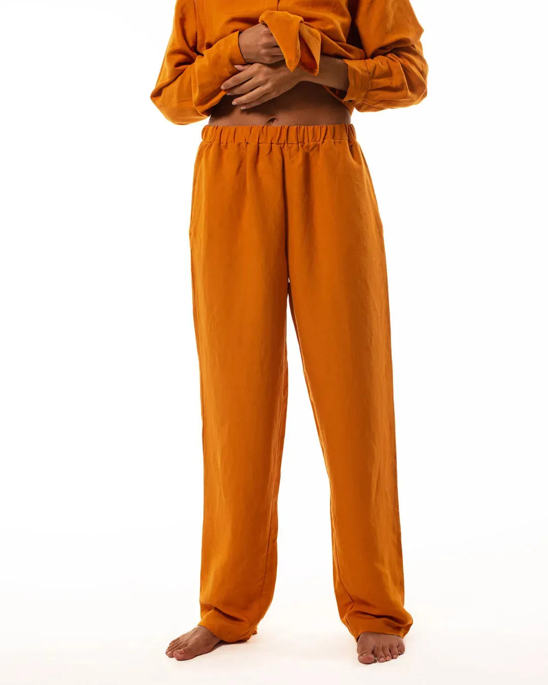Attis Trousers | Color: Marigold | Size: M Refurbished - Kurinji (This is a lesser-known brand, but it still exists refurbished available on Cerqular