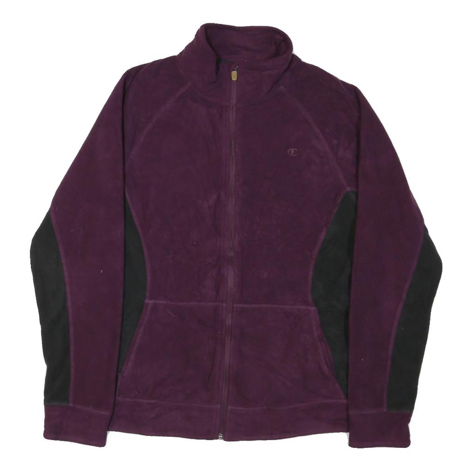 Buy CHAMPION Womens Purple & Black Zip Up Polyester Blend Jacket L Fleece Classic Refurbished - $36.39 CHAMPION Womens Purple & Black Zip Up Polyester Blend Jacket L Fleece Classic Refurbished - N/A refurbished available on Cerqular
