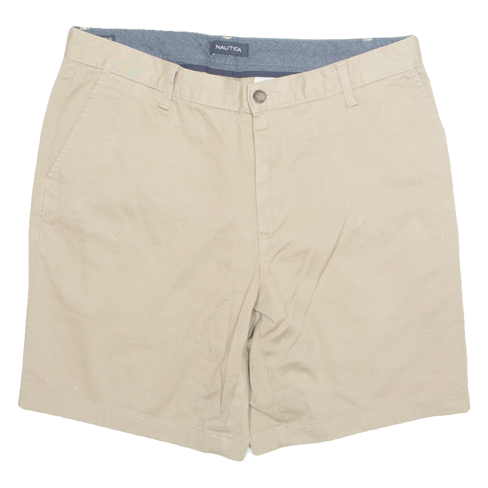 NAUTICA Mens Chino Shorts Beige L W36 Refurbished - N/A refurbished available on Cerqular