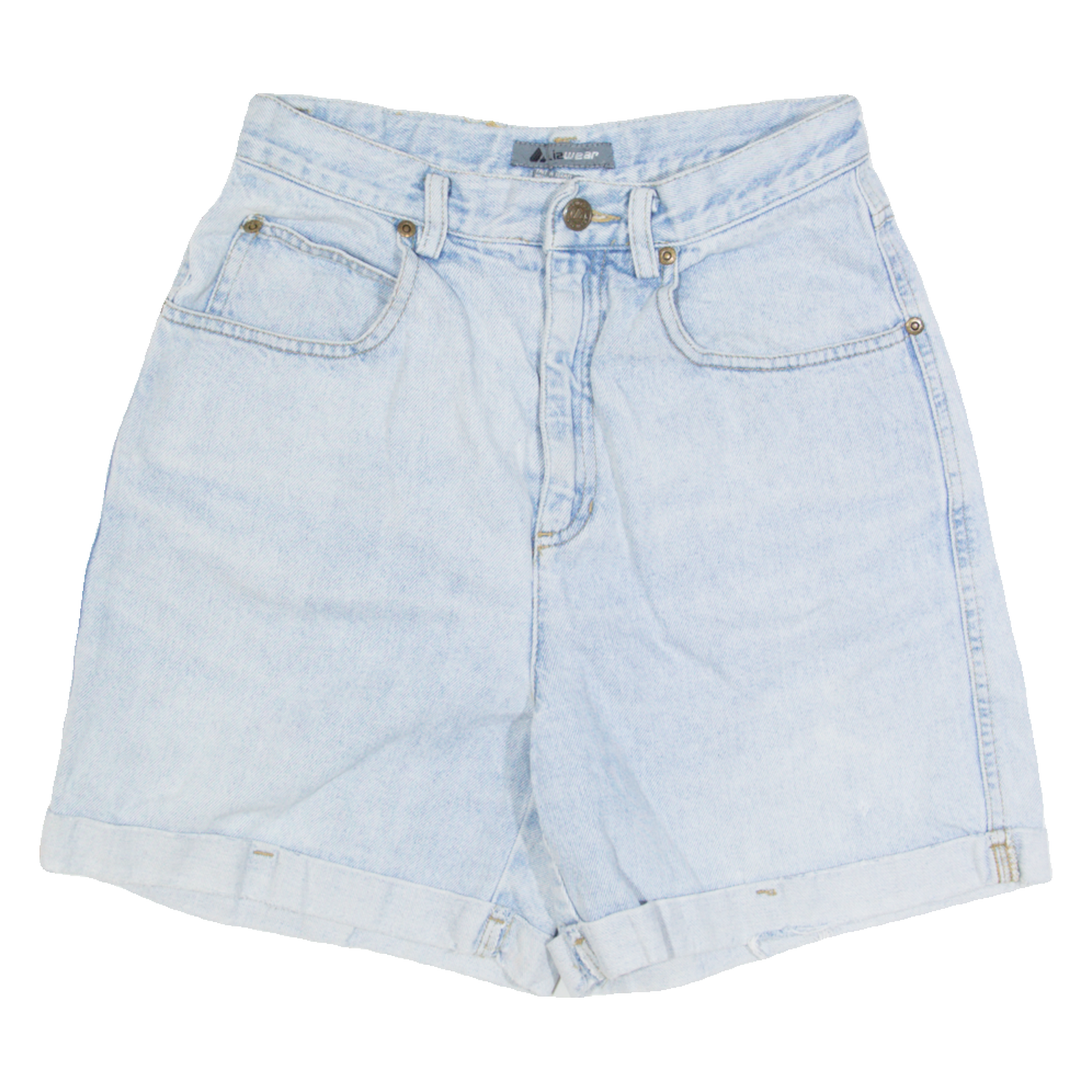 LIZ WEAR Womens Denim Shorts Blue XS W24 Refurbished - N/A refurbished available on Cerqular