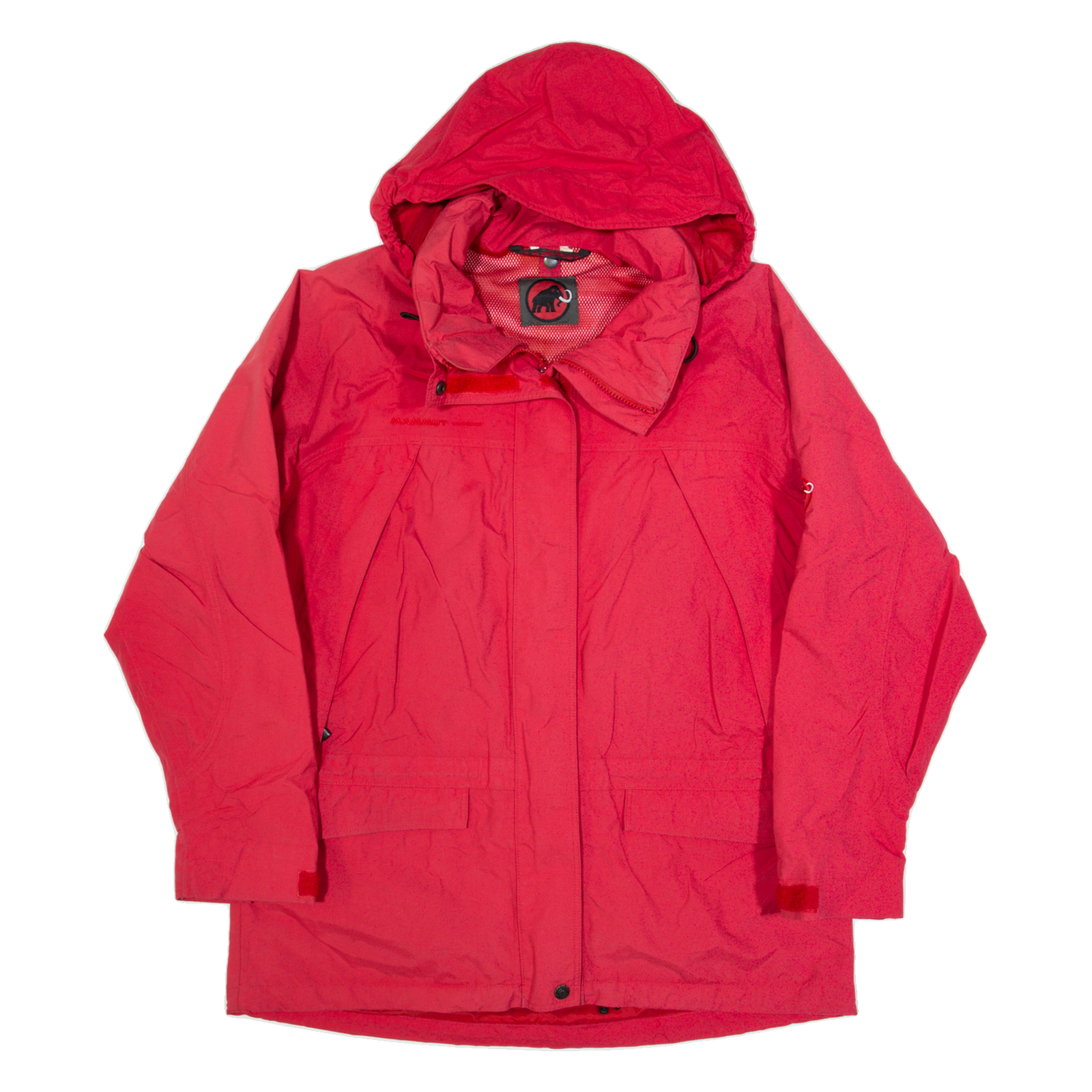 MAMMUT Womens Rain Jacket Red Hooded L Refurbished - N/A refurbished available on Cerqular