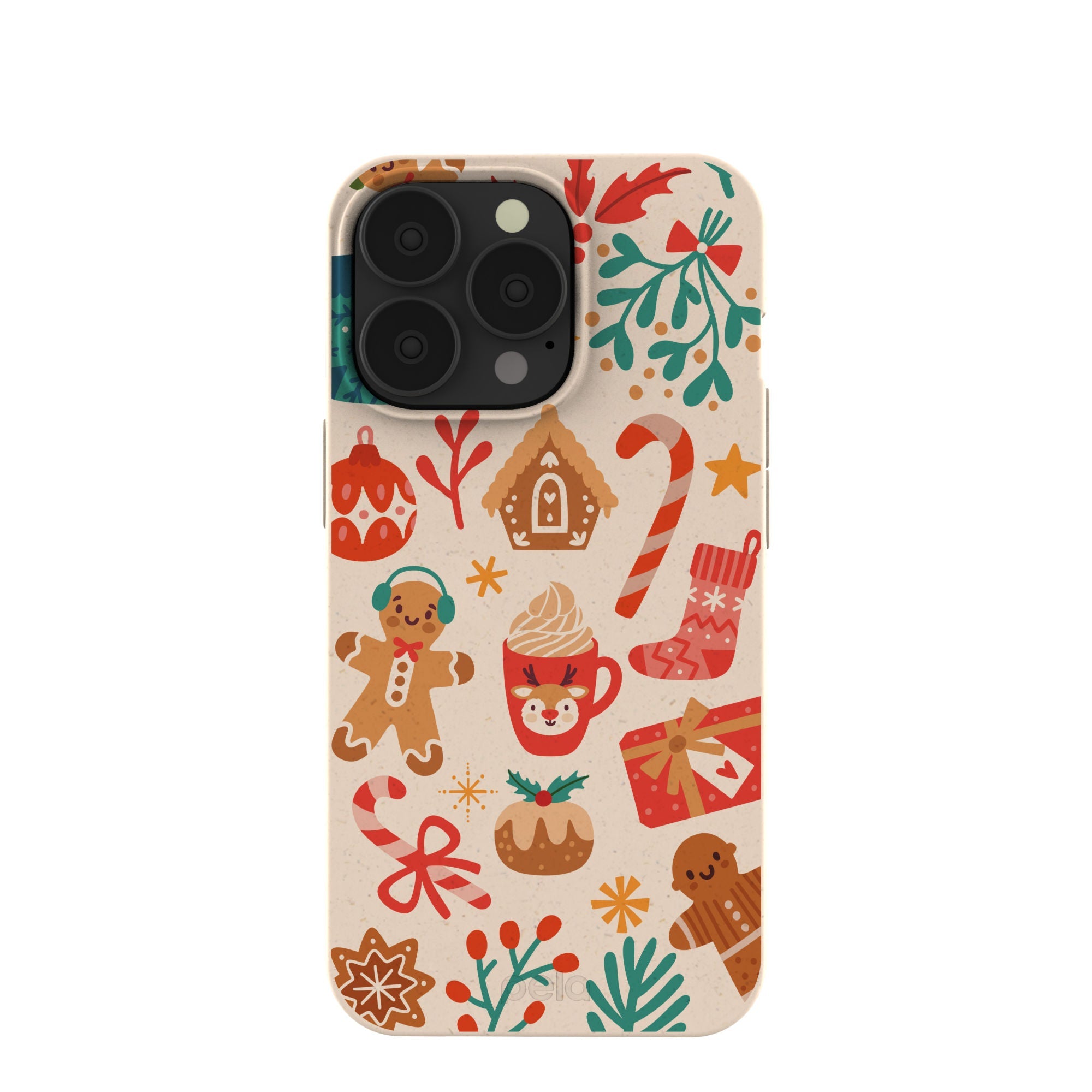 Seashell Festive AF iPhone 13 Pro Case Refurbished - Pela Case refurbished available on Cerqular