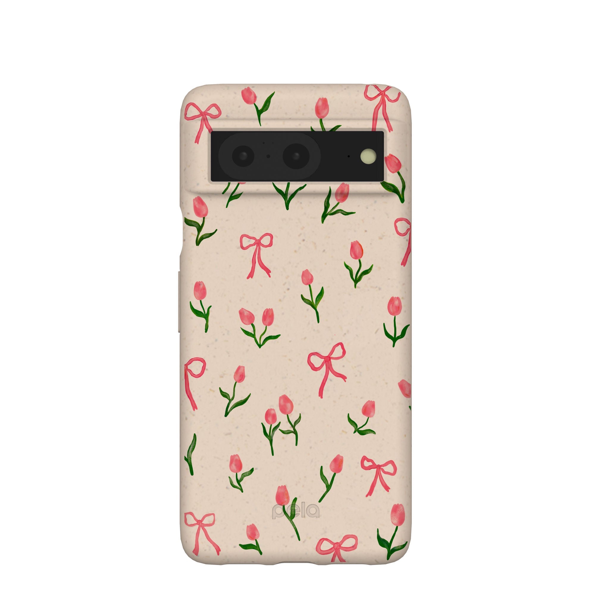 Seashell Tulip Bliss Google Pixel 8 Case Refurbished - Pela Case refurbished available on Cerqular