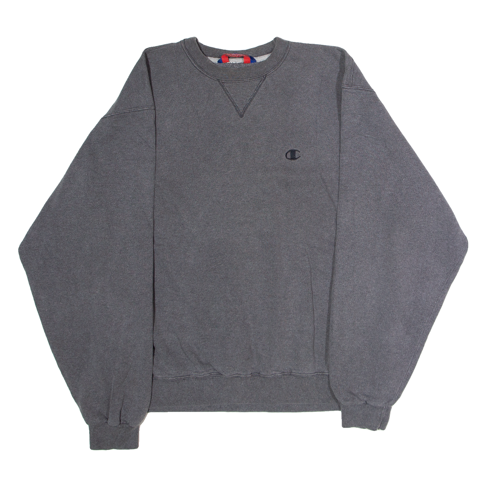 CHAMPION Mens Sweatshirt Grey Crew Neck L Refurbished - N/A refurbished available on Cerqular