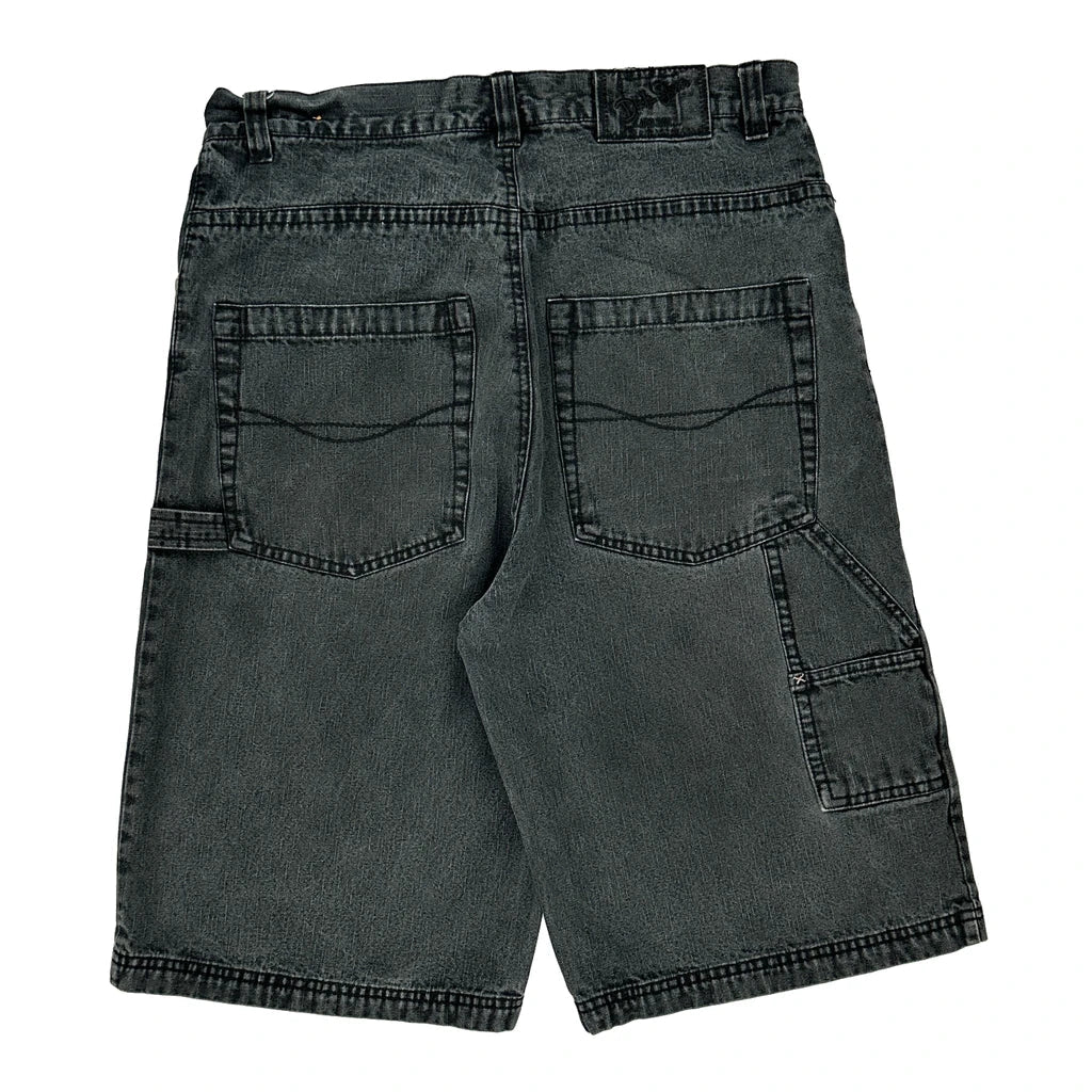 Dtk Carpenter Shorts - 34W 12L Grey Cotton Refurbished - Thrifted (note: this is a term often used to describe second- refurbished available on Cerqular