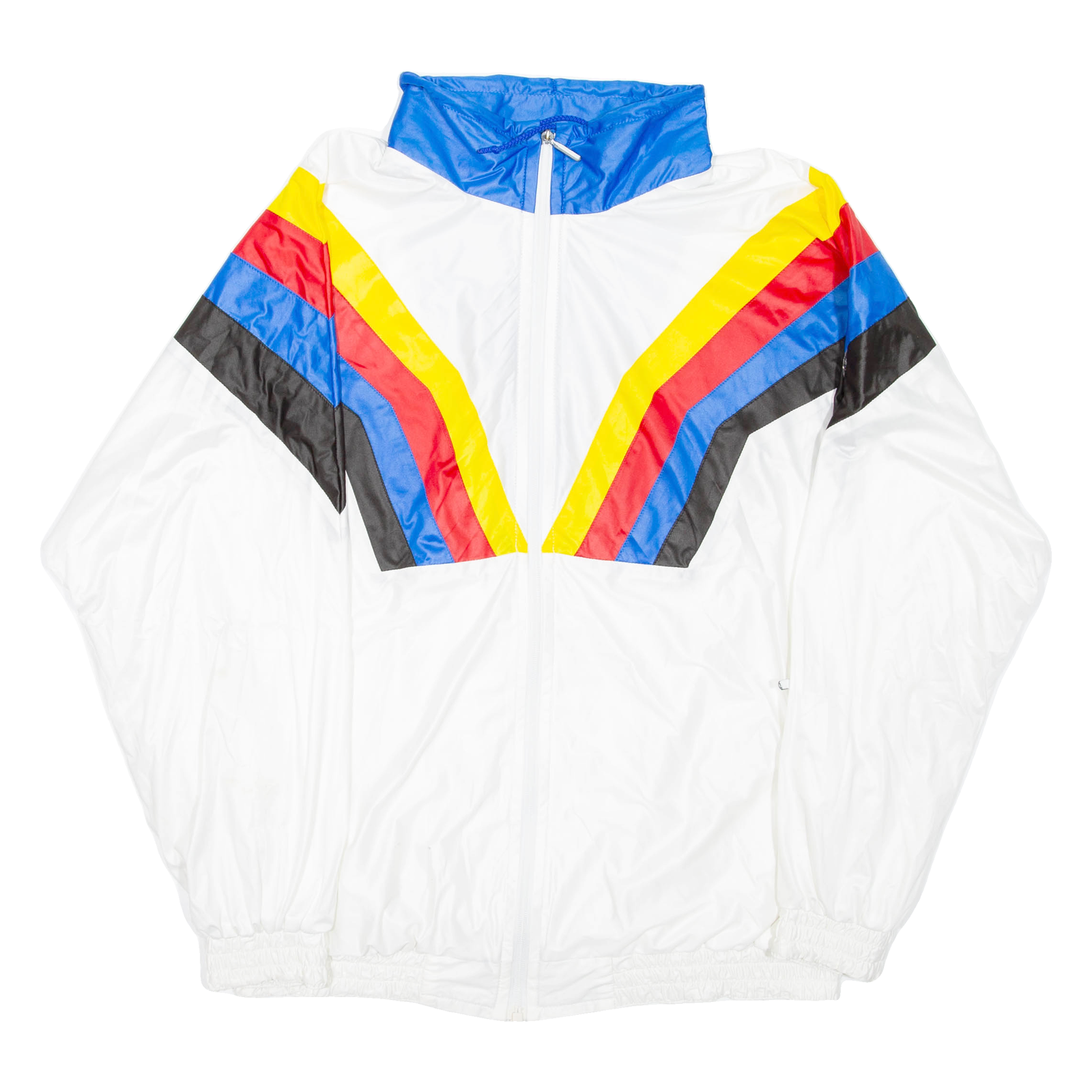 Mens Track Jacket White Striped XL Refurbished - N/A refurbished available on Cerqular