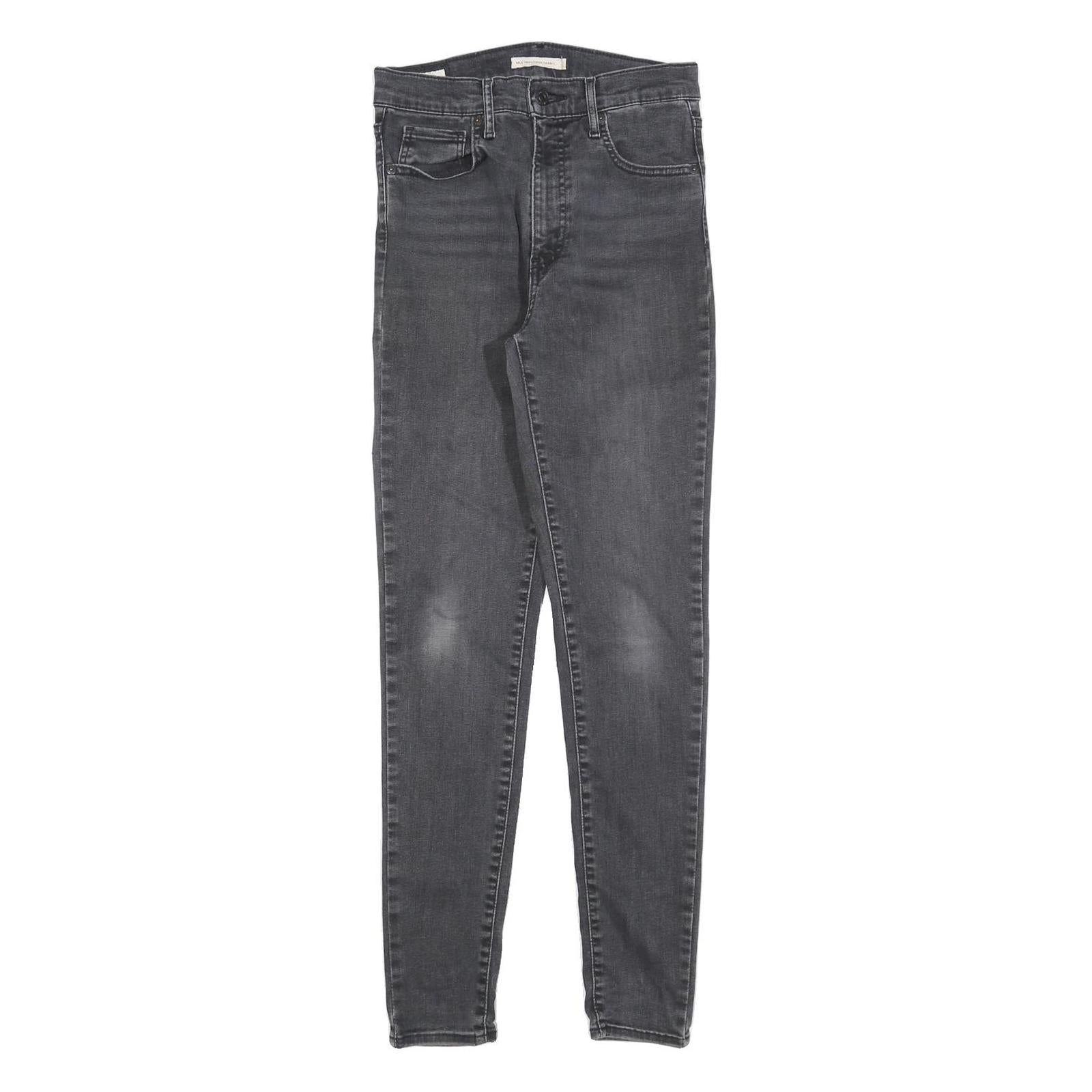 LEVI'S Womens Jeans Black Slim Skinny Denim Medium W28 L30 Stretch Cotton Blend Refurbished - N/A refurbished available on Cerqular