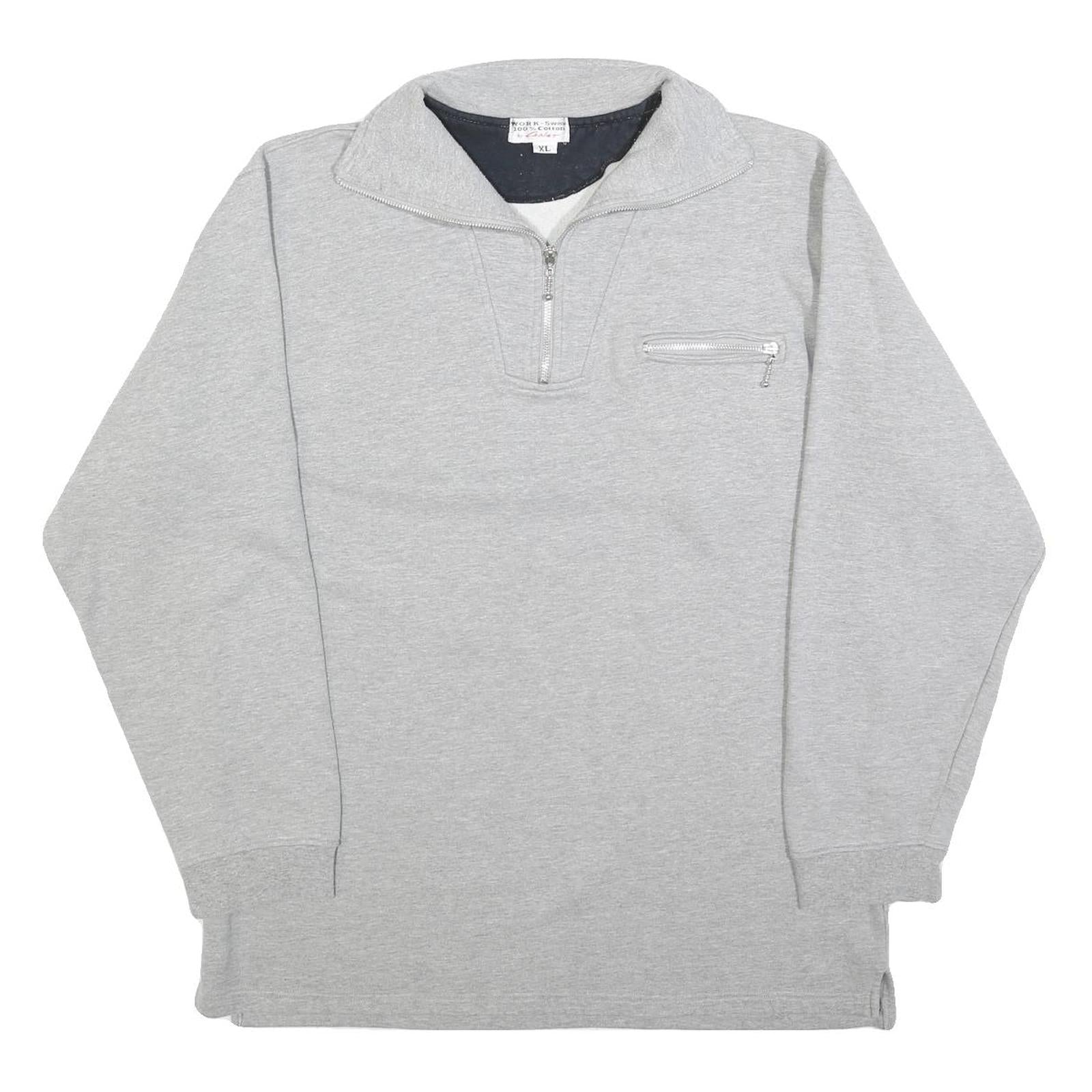 Buy CHALET Mens Grey Cotton Blend Sweatshirt XL Collar Zip Pocket Casual Pullover Refurbished - $27.29 CHALET Mens Grey Cotton Blend Sweatshirt XL Collar Zip Pocket Casual Pullover Refurbished - N/A refurbished available on Cerqular