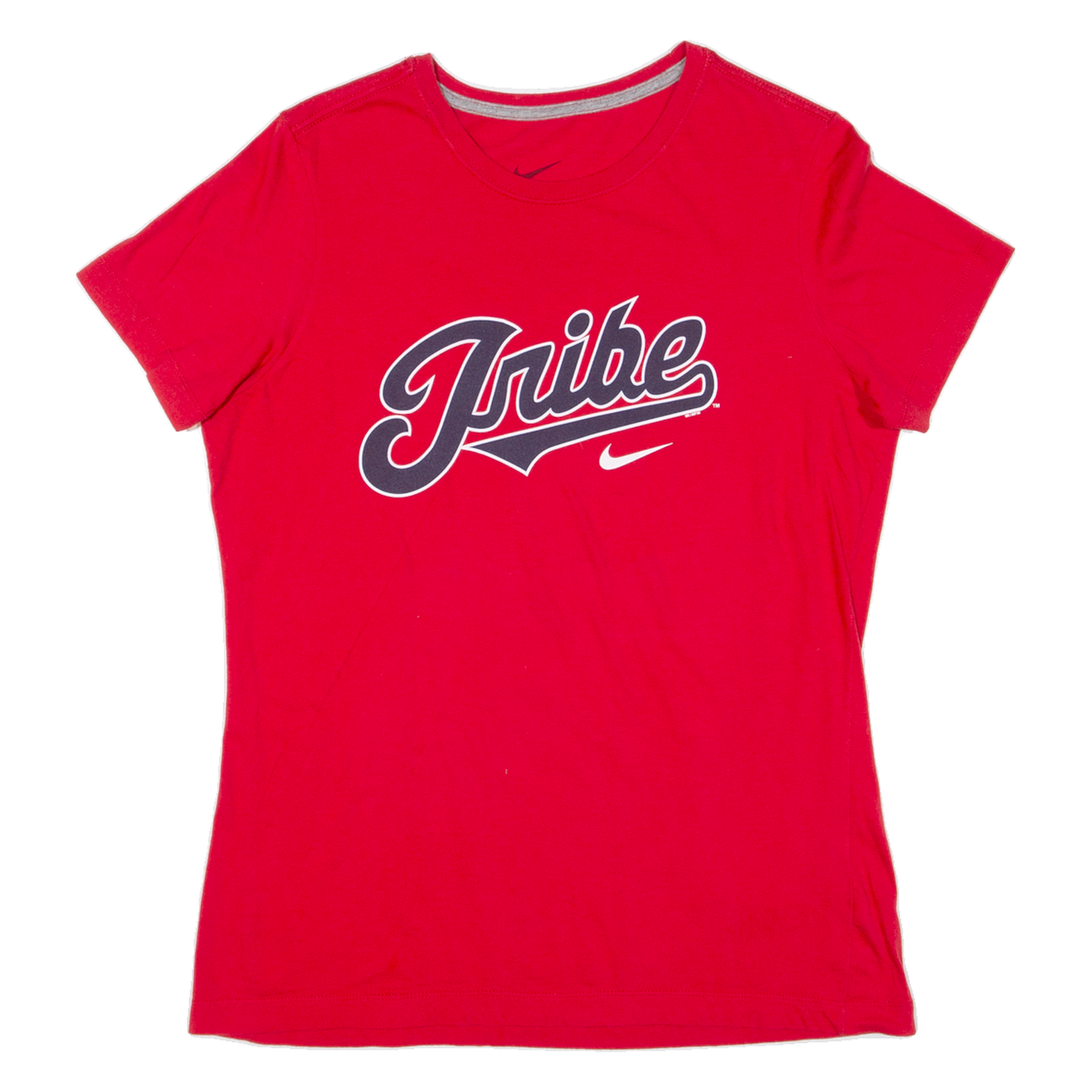 NIKE Slim Fit Tribe Womens T-Shirt Red USA XL Refurbished - N/A refurbished available on Cerqular