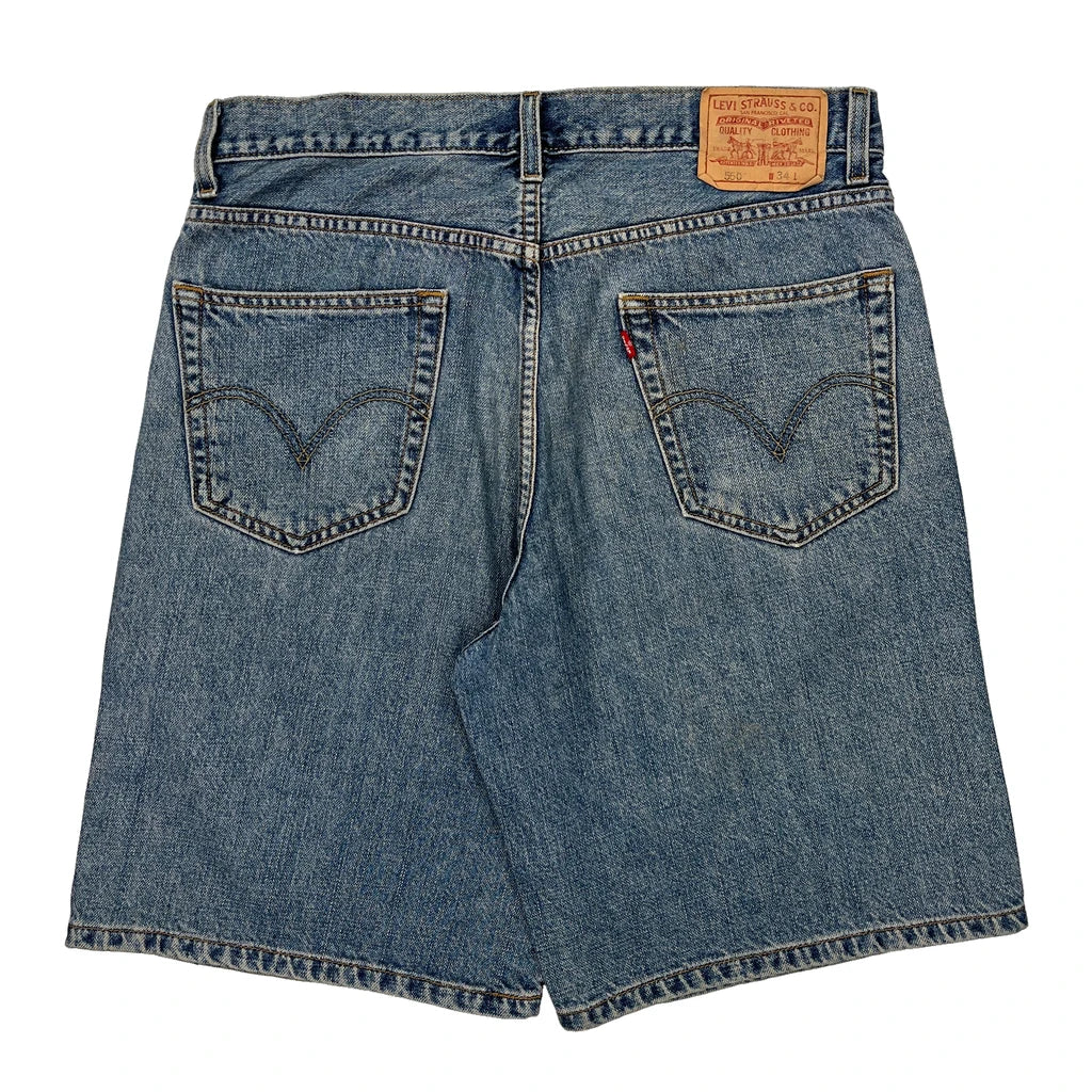 Buy Levis Denim Shorts - 34W 10L Blue Cotton Refurbished - $46.89 Levis Denim Shorts - 34W 10L Blue Cotton Refurbished - Thrifted (note: this is a term often used to describe second- refurbished available on Cerqular