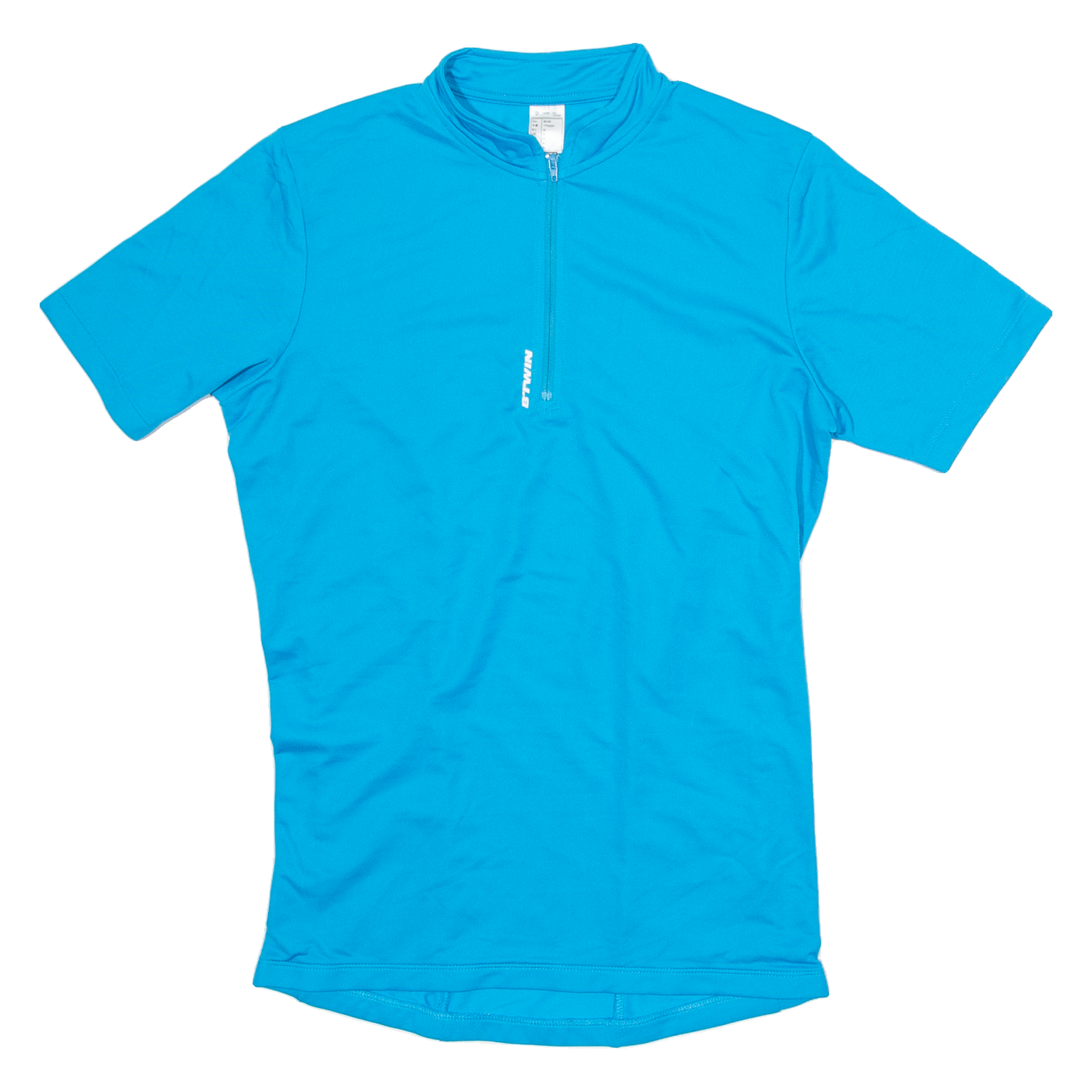 BTWIN Cycling Mens Jersey Blue 1/4 Zip M Refurbished - N/A refurbished available on Cerqular