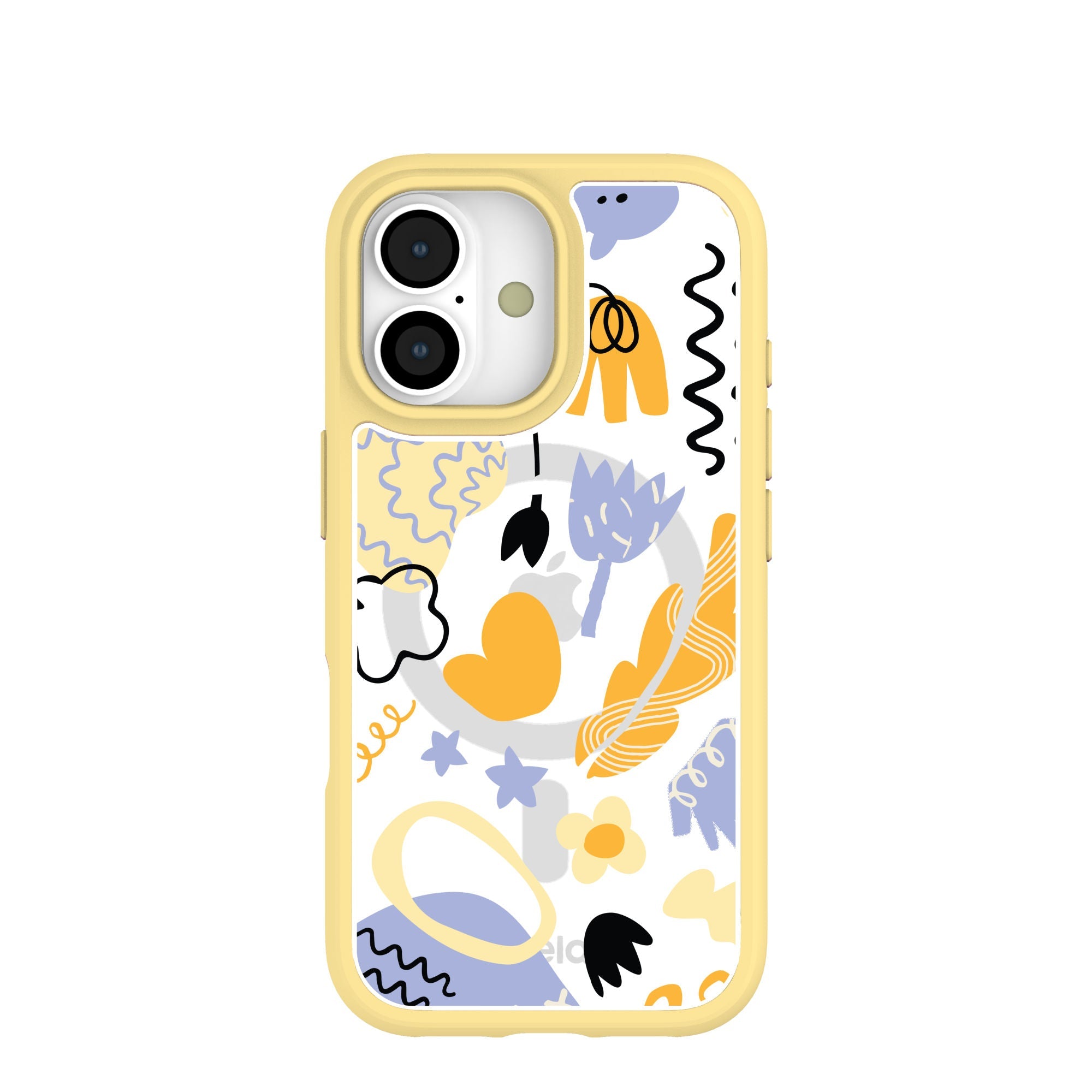 Clear Doodles iPhone 17 Case With Sunbeam Ridge (MagSafe included) Refurbished - Pela Case refurbished available on Cerqular