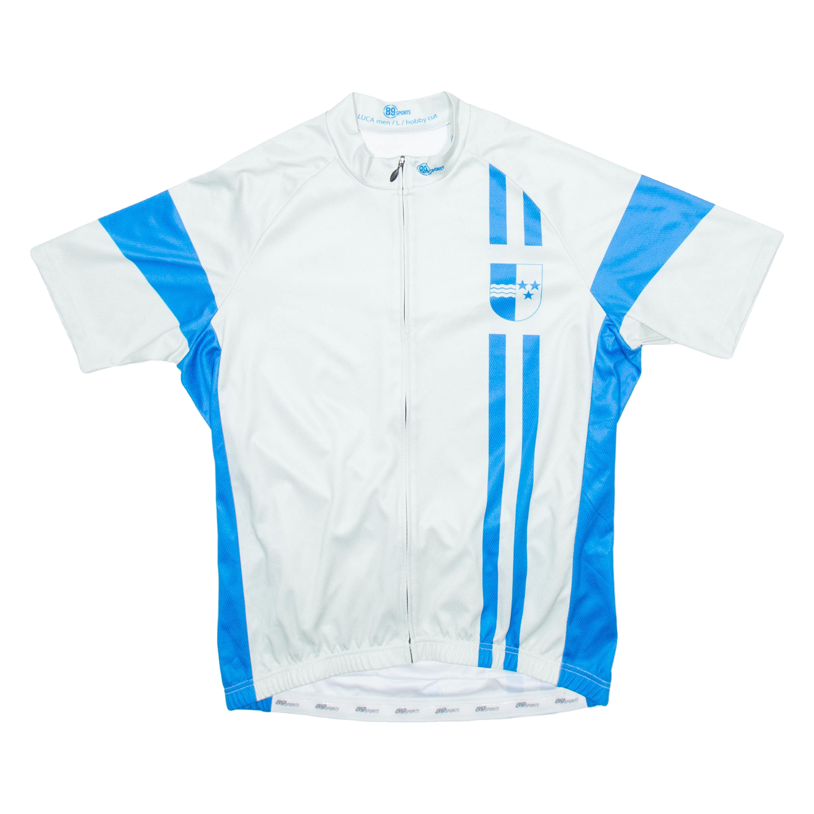 89 SPORTS Full Zip Cycling Mens Jersey Grey L Refurbished - N/A refurbished available on Cerqular
