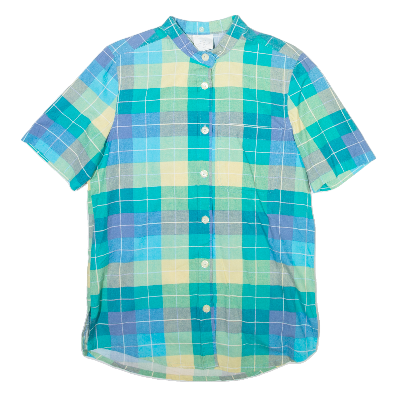 Womens Printed Shirt Blue Check S Refurbished - N/A refurbished available on Cerqular
