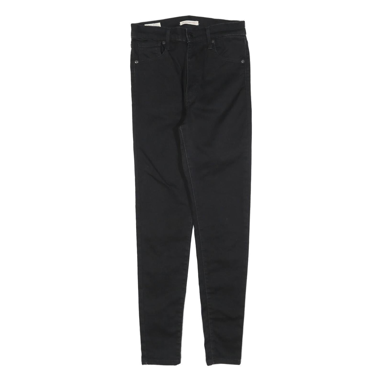 LEVI'S Womens Slim Black Denim Slim Skinny Jeans Cotton Blend W26 L28 Zip Refurbished - N/A refurbished available on Cerqular