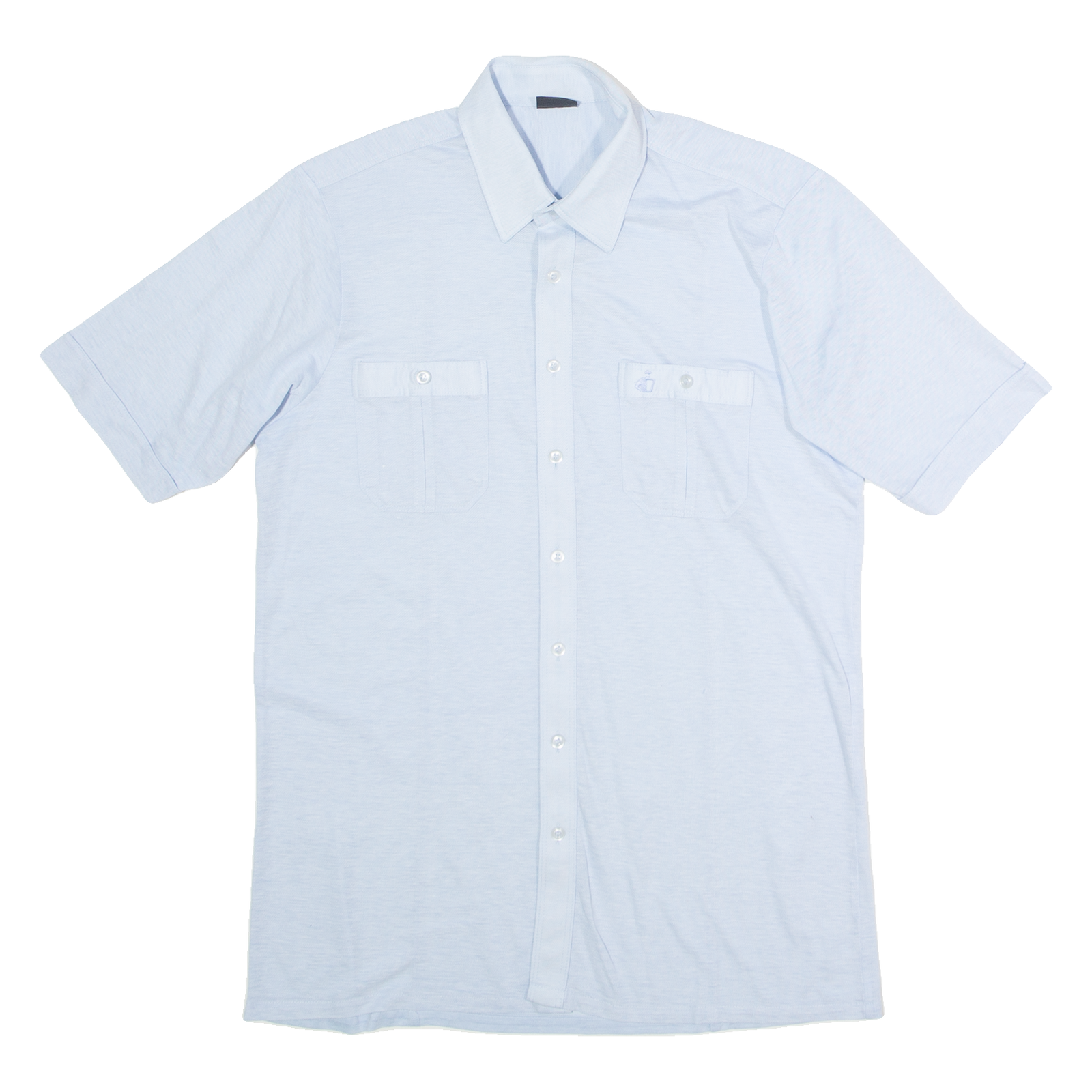 JOCKEY INTERNATIONAL Mens Plain Shirt Blue 80s M Refurbished - N/A refurbished available on Cerqular