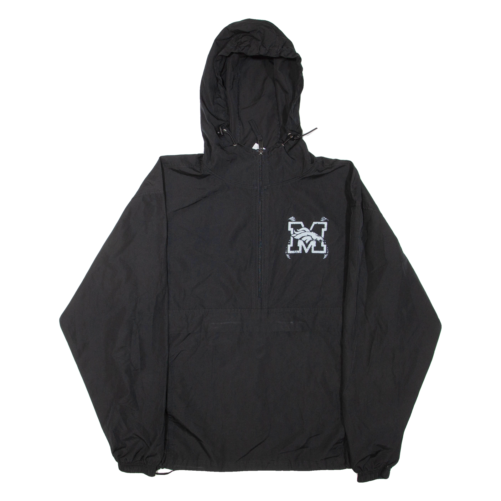 CHAMPION Mens Anorak Jacket Black Hooded M Refurbished - N/A refurbished available on Cerqular