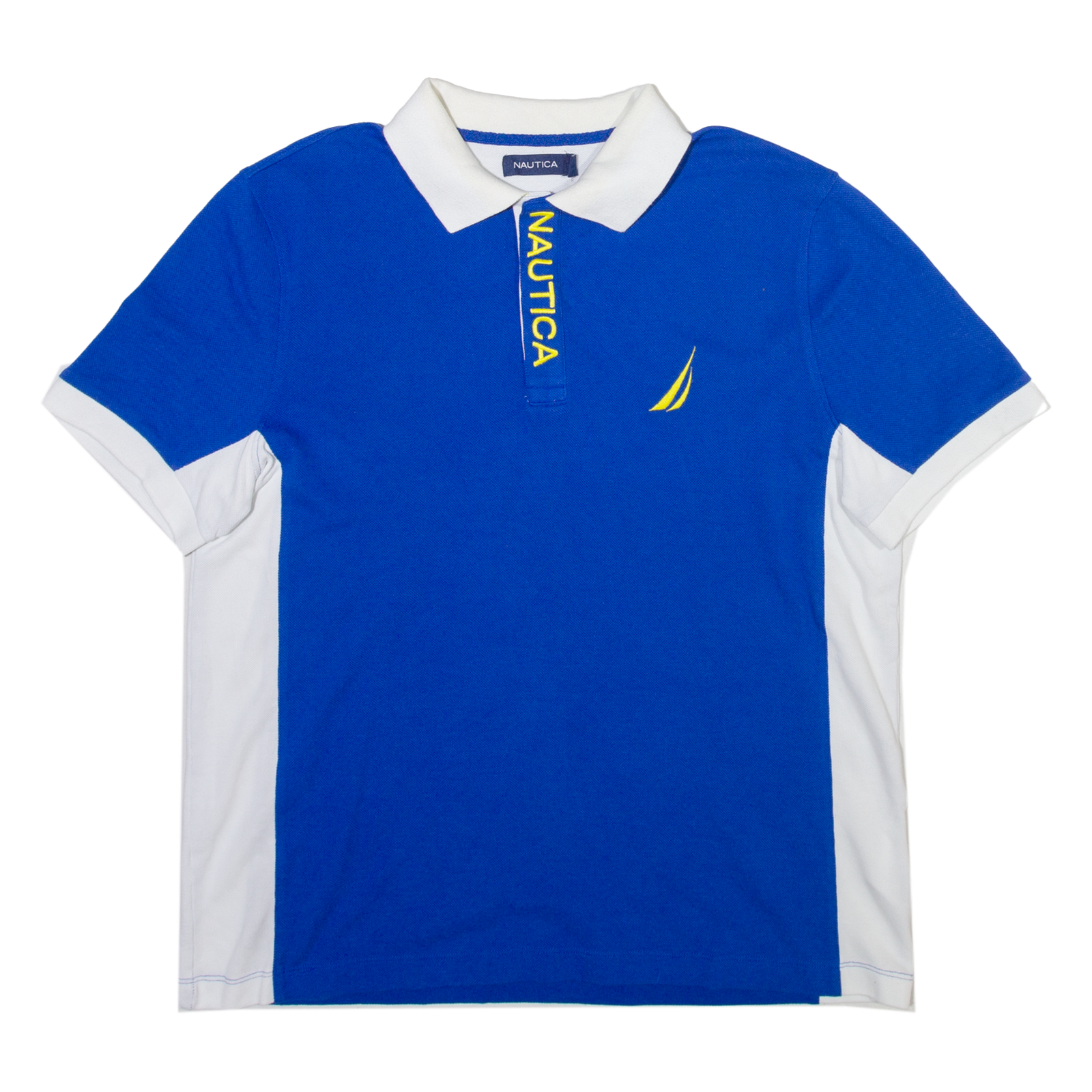 NAUTICA Mens Polo Shirt Blue L Refurbished - N/A refurbished available on Cerqular