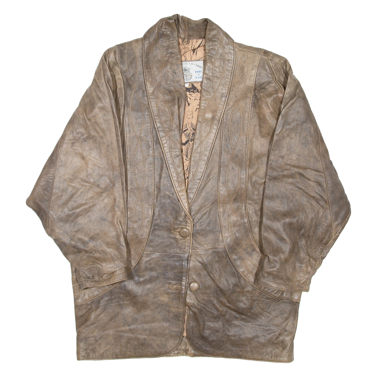 Womens Blazer Jacket Brown S Refurbished - N/A refurbished available on Cerqular