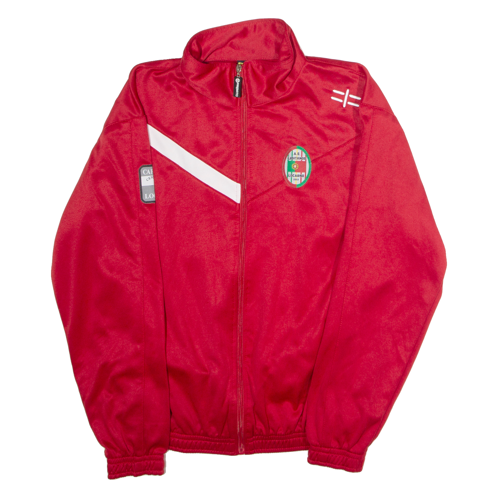 PRIMATO A.S. Lusitanos Mens Track Jacket Red L Refurbished - N/A refurbished available on Cerqular