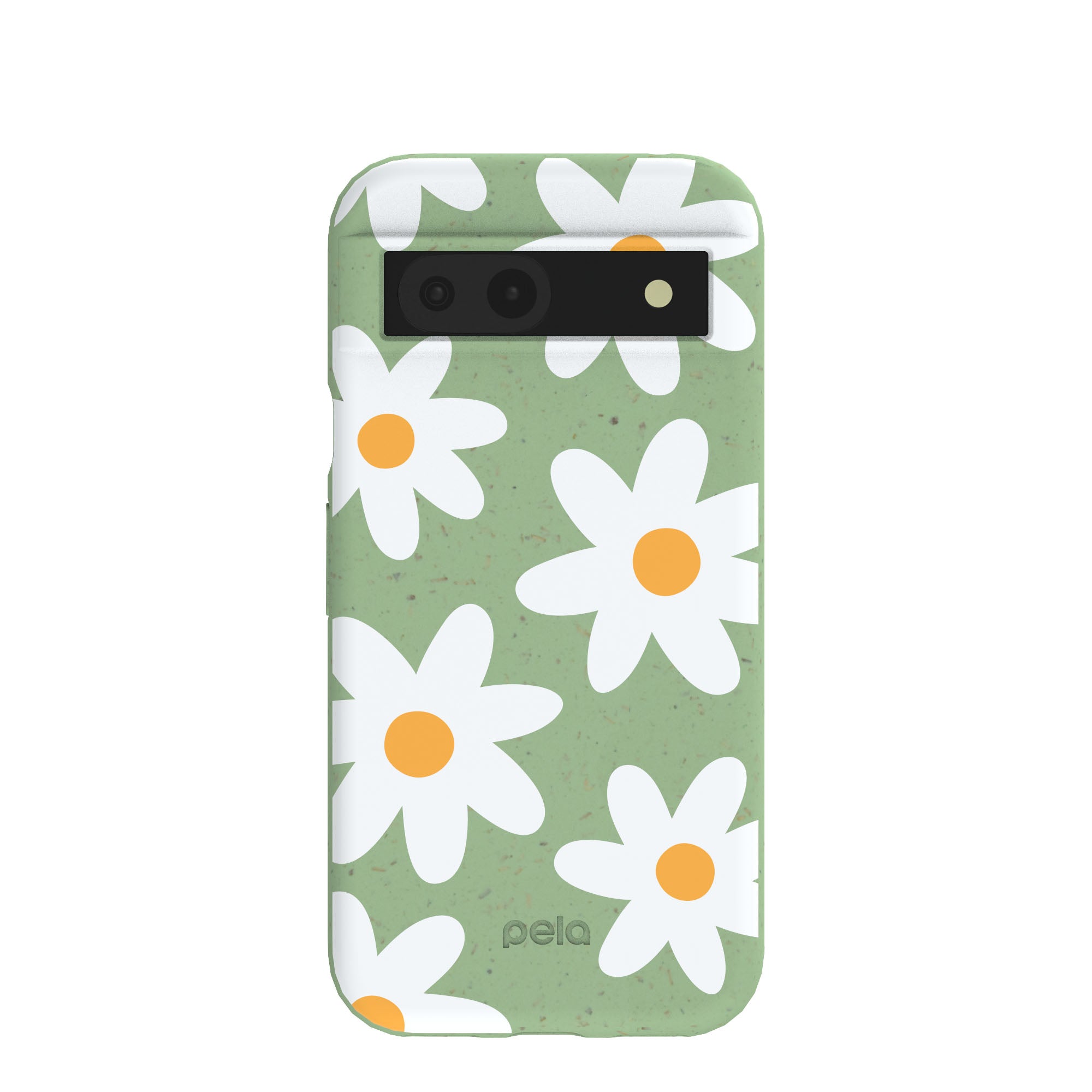 Buy Sage Green Daisy Google Pixel 8a Case Refurbished - $65.00 Sage Green Daisy Google Pixel 8a Case Refurbished - Pela Case refurbished available on Cerqular