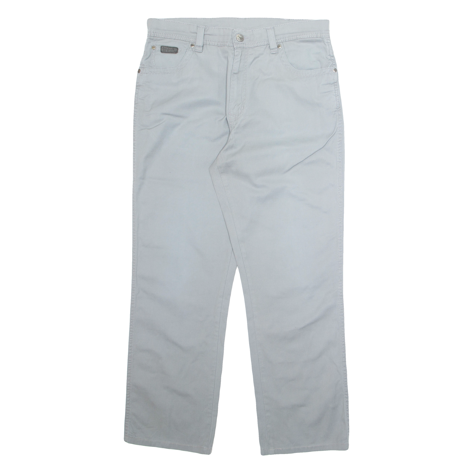 WRANGLER Mens Trousers Grey Regular Tapered W36 L32 Refurbished - N/A refurbished available on Cerqular
