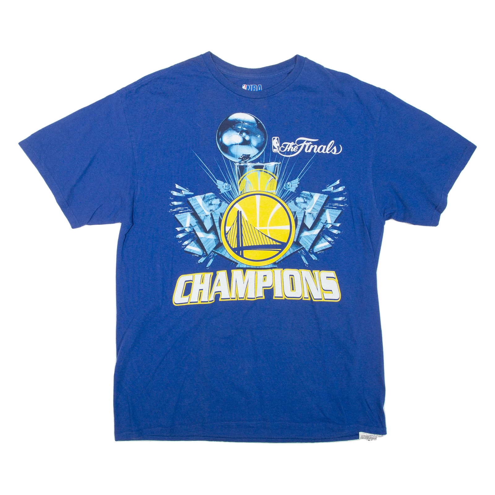 NBA Golden State Warriors Champions Mens T-Shirt Blue USA L Refurbished - N/A refurbished available on Cerqular