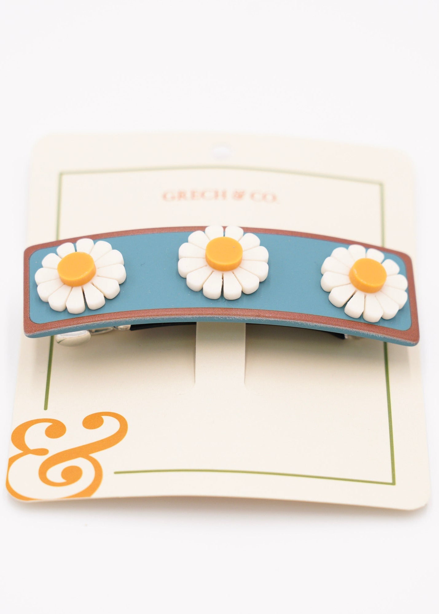 Wide bar clip - Blue Flower Refurbished - N/A (Note: This brand may not be well-known globally refurbished available on Cerqular
