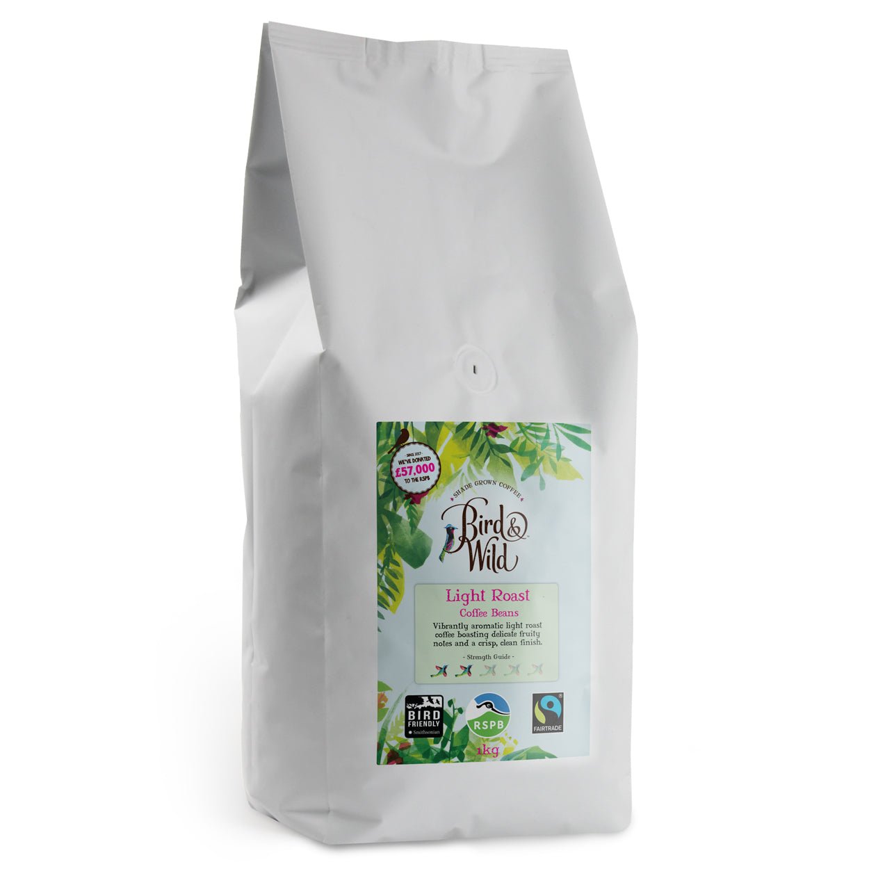 Buy Light Roast, Fairtrade, Organic, Shade Grown Coffee - 1kg Refurbished - $27.99 Light Roast, Fairtrade, Organic, Shade Grown Coffee - 1kg Refurbished - Bird & Wild Coffee refurbished available on Cerqular