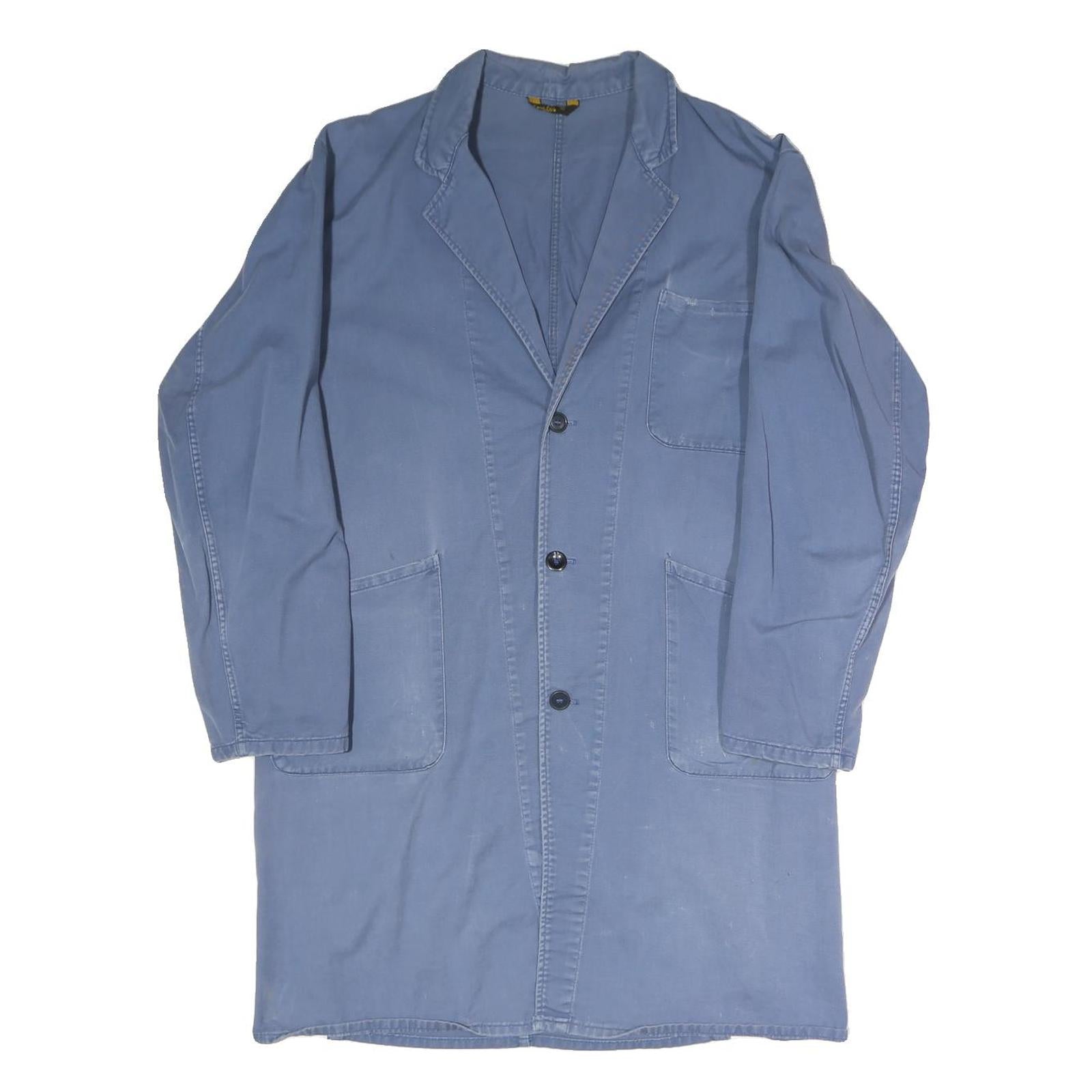 Buy Mens Blue Cotton Blend Jacket M Button Closure Plain Casual Workwear Refurbished - $27.29 Mens Blue Cotton Blend Jacket M Button Closure Plain Casual Workwear Refurbished - N/A refurbished available on Cerqular