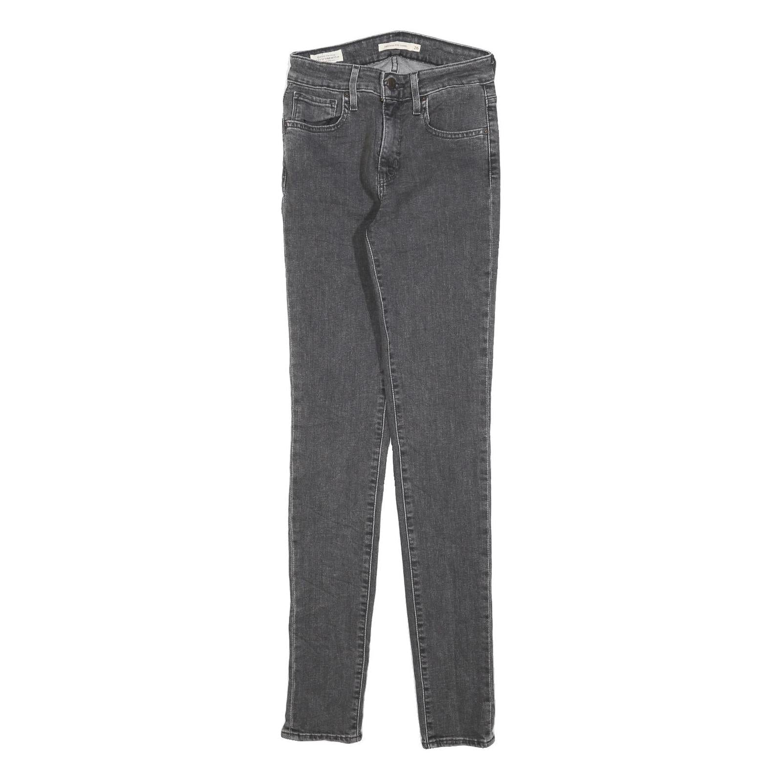 LEVI'S 721 Womens Jeans Slim Skinny Denim Dark W26 L32 Stylish Zip Closure Refurbished - N/A refurbished available on Cerqular