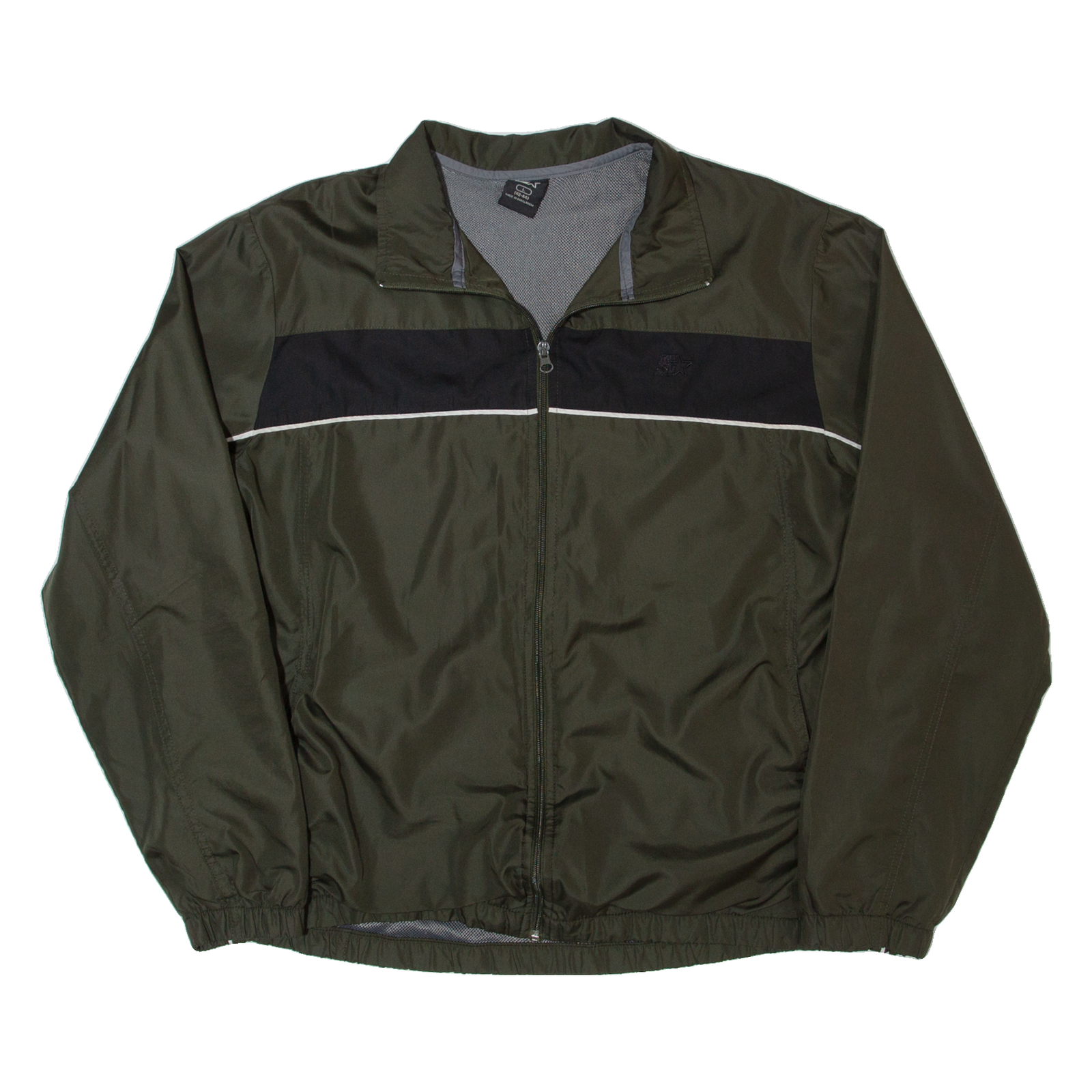 STARTER Mesh Lined Mens Shell Jacket Green L Refurbished - N/A refurbished available on Cerqular