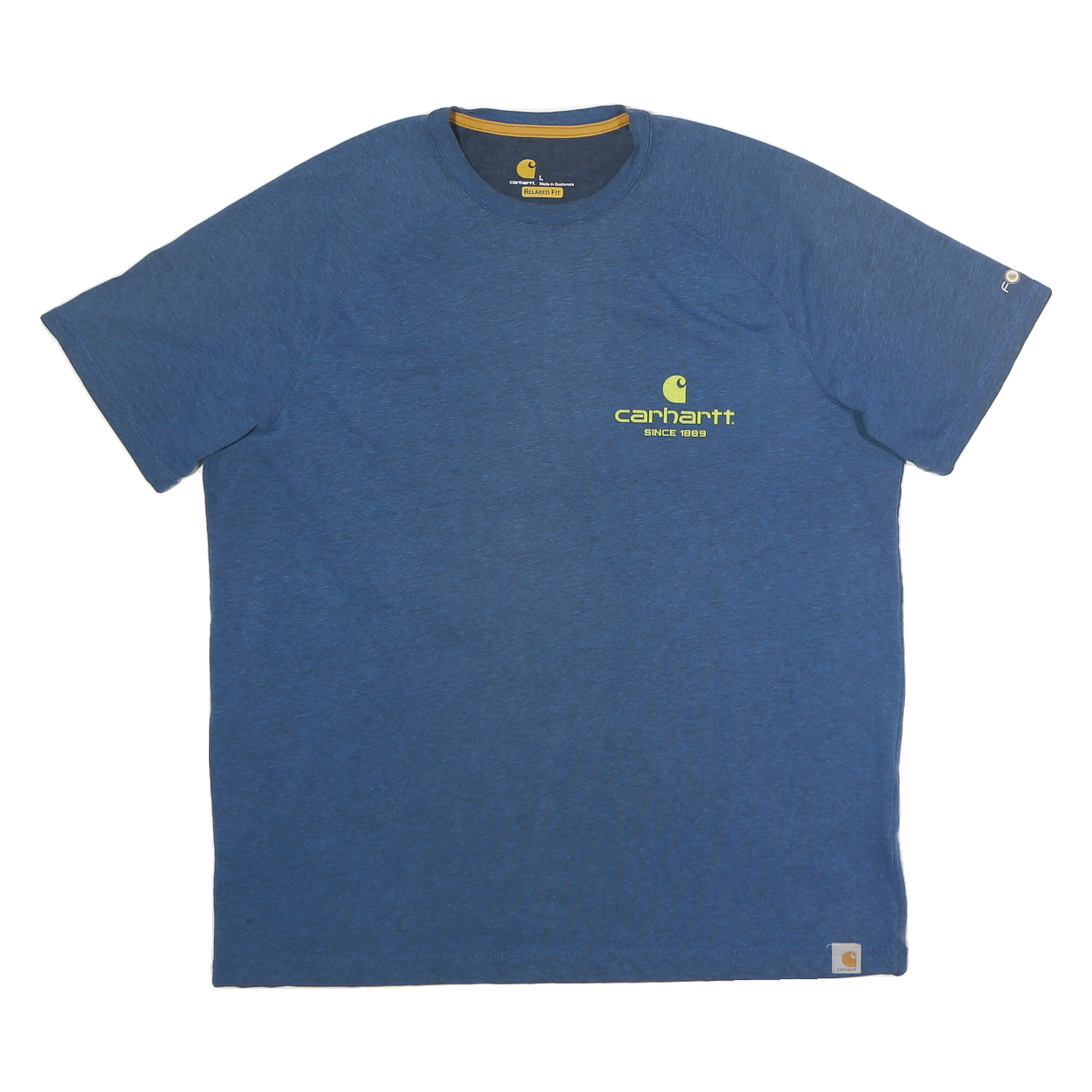 Buy CARHARTT Mens Blue Relaxed Fit L Short Sleeve Crew Neck Logo T-Shirt Refurbished - $31.19 CARHARTT Mens Blue Relaxed Fit L Short Sleeve Crew Neck Logo T-Shirt Refurbished - N/A refurbished available on Cerqular