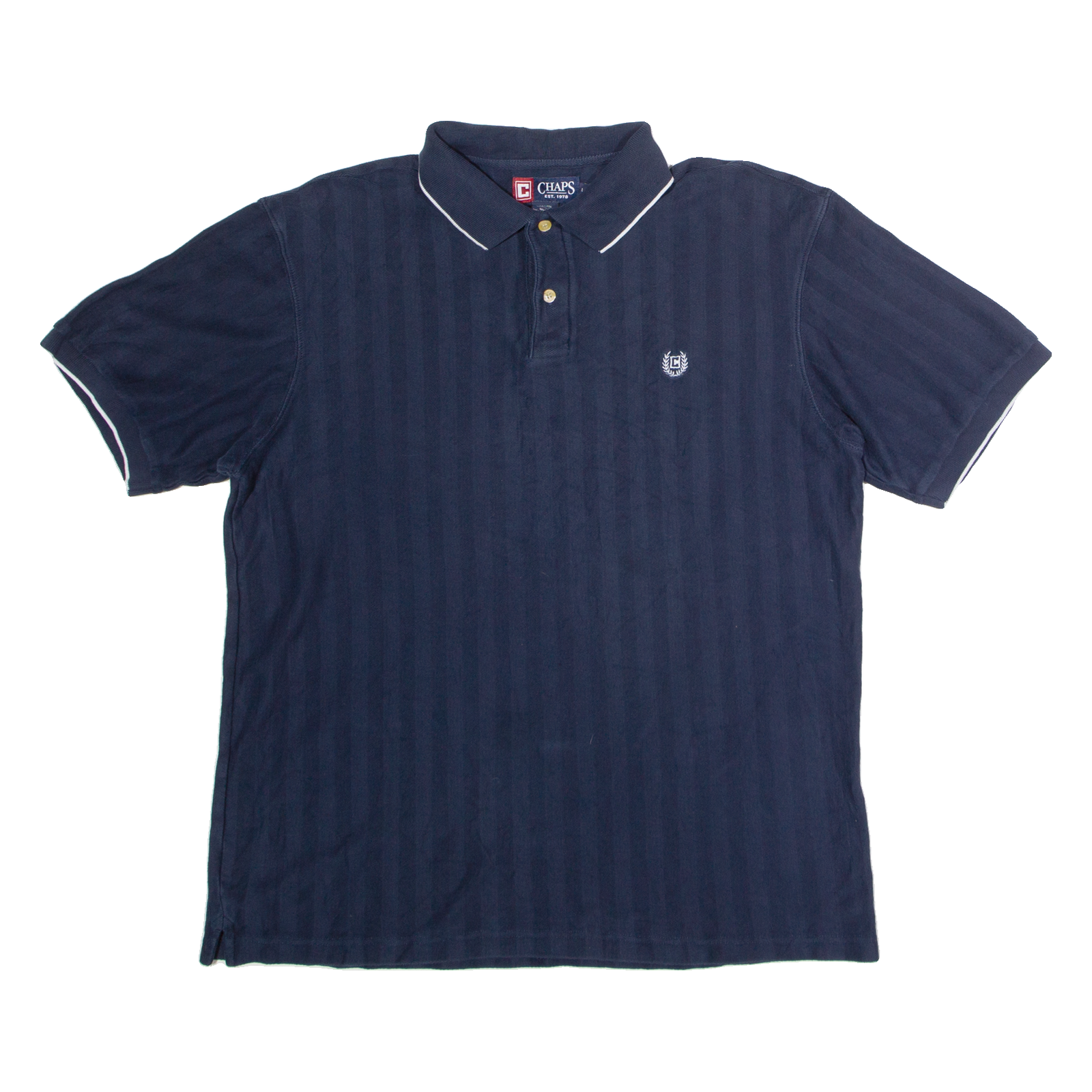 CHAPS Mens Polo Shirt Blue L Refurbished - N/A refurbished available on Cerqular