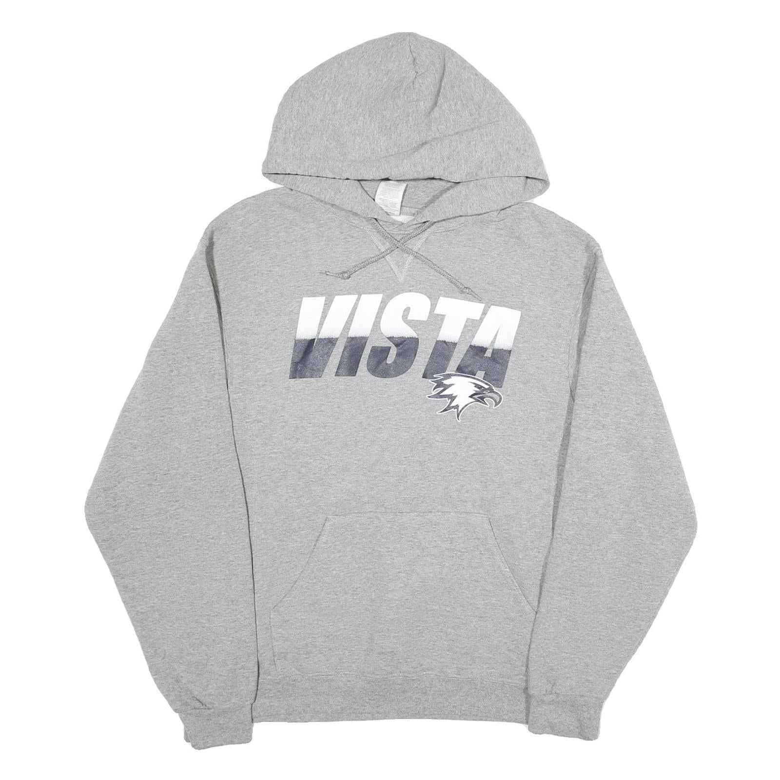 RUSSELL ATHLETIC Mens Grey Vista Hoodie M Casual Cotton Pullover Sweatshirt Refurbished - N/A refurbished available on Cerqular
