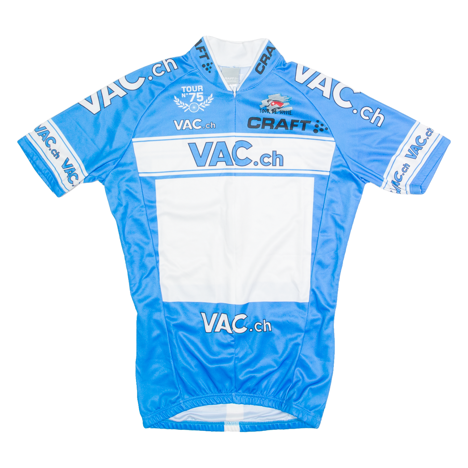 CRAFT Cycling Zip Up Mens Jersey Blue High Neck XS Refurbished - N/A refurbished available on Cerqular