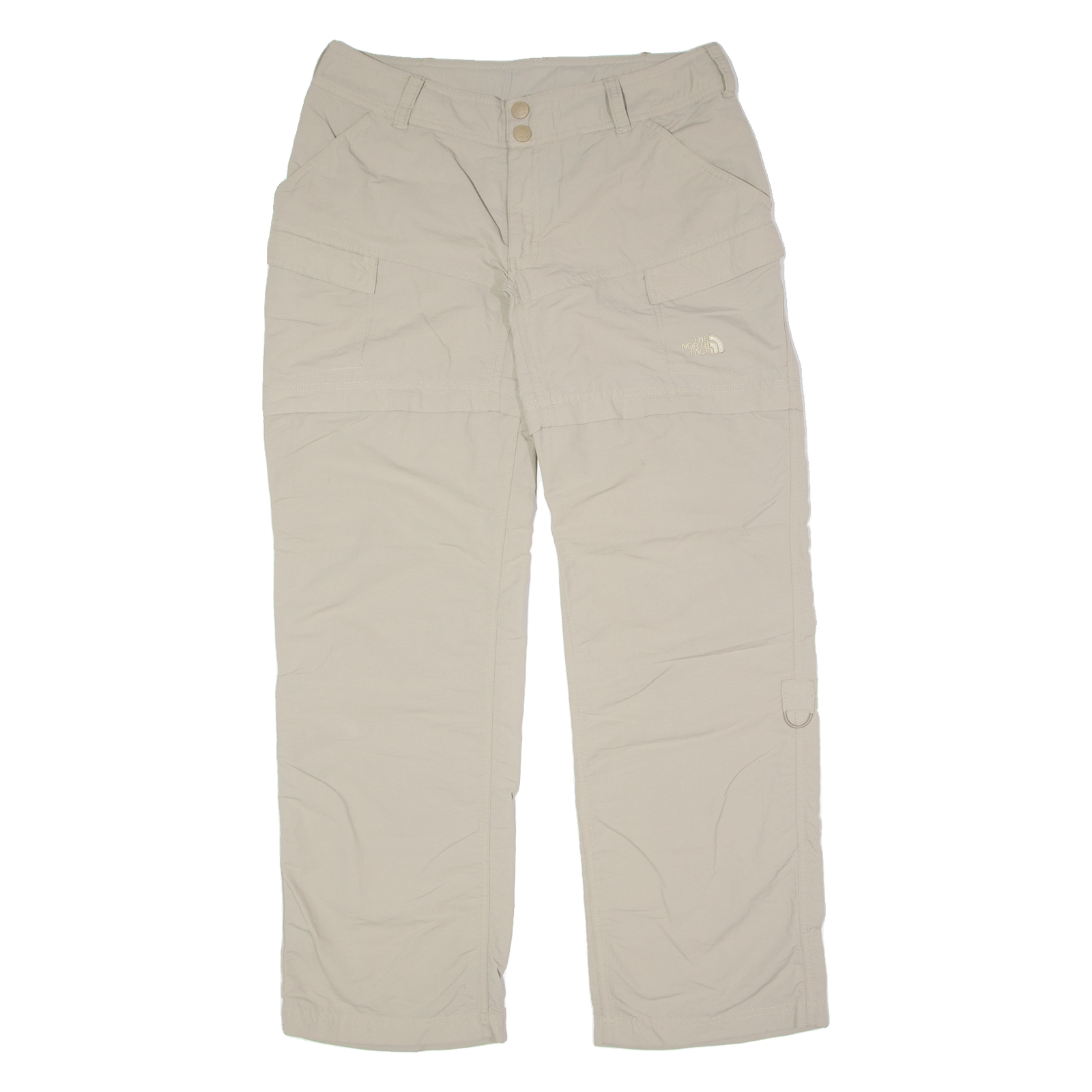 THE NORTH FACE Outdoor 2 in 1 Womens Trousers Beige Regular Straight Nylon W24 L30 Refurbished - N/A refurbished available on Cerqular