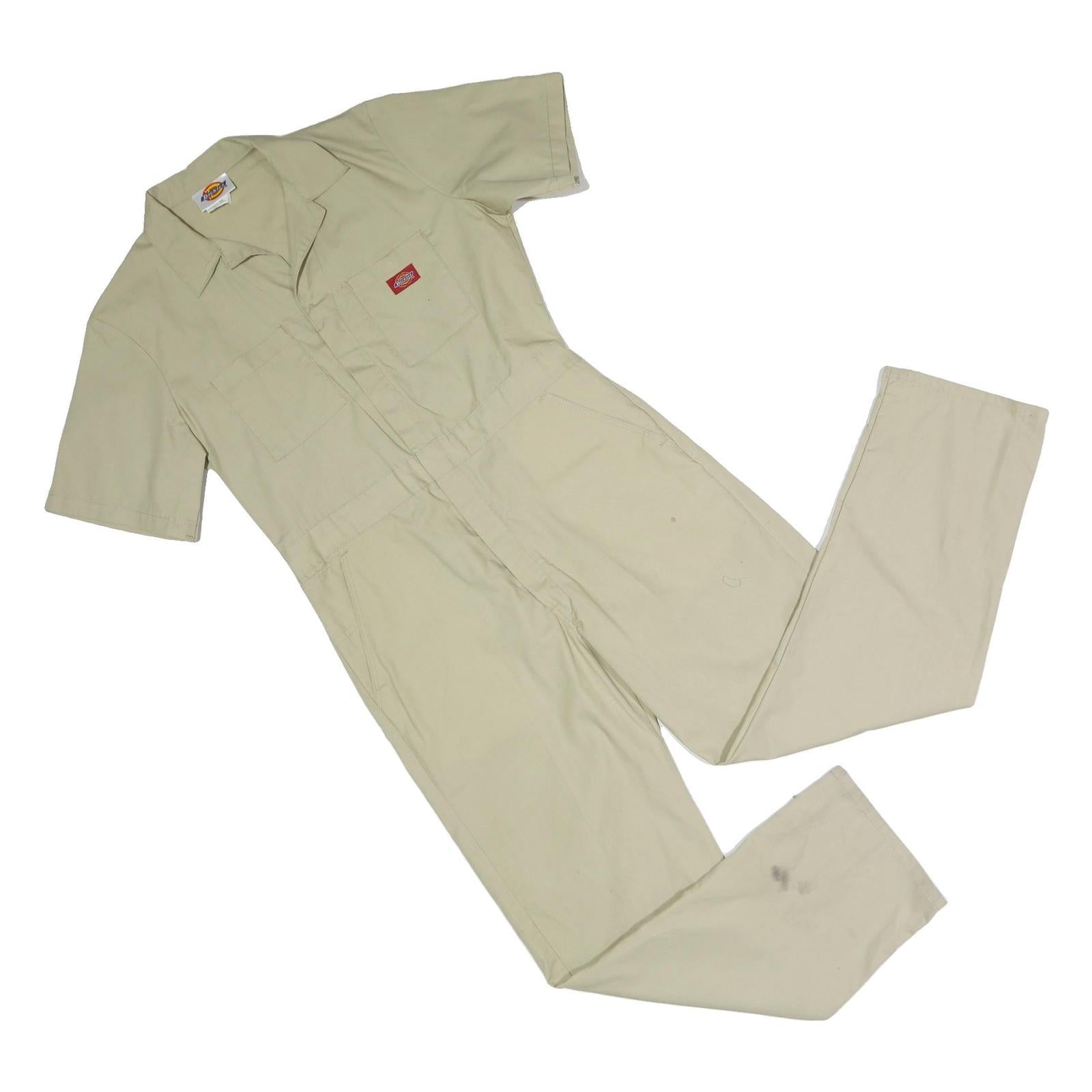 Buy DICKIES Mens Beige Workwear Dungarees Regular Fit Polyester Blend S W35 L30 Refurbished - $63.69 DICKIES Mens Beige Workwear Dungarees Regular Fit Polyester Blend S W35 L30 Refurbished - N/A refurbished available on Cerqular
