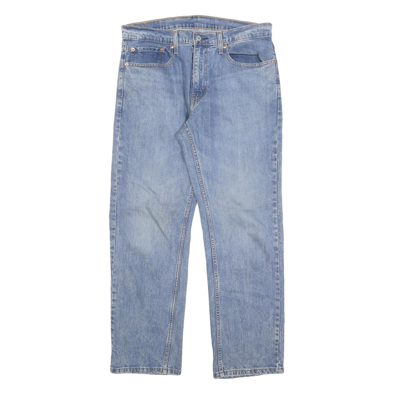 LEVI'S 559 STRAIGHT Mens Jeans Blue Relaxed Straight Denim Medium W33 L30 Refurbished - N/A refurbished available on Cerqular