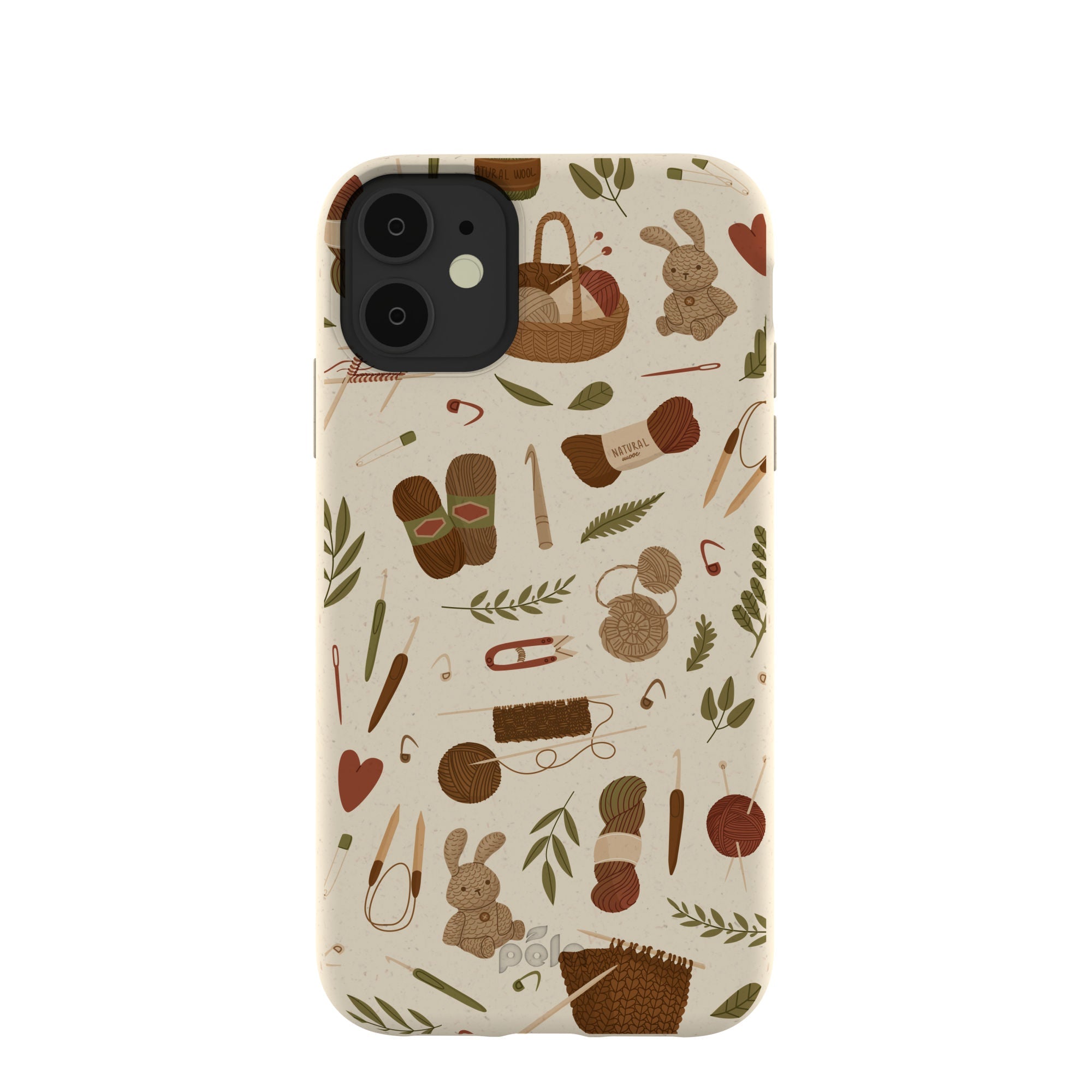 London Fog Cozy Knit iPhone 11 Case Refurbished - Pela Case refurbished available on Cerqular