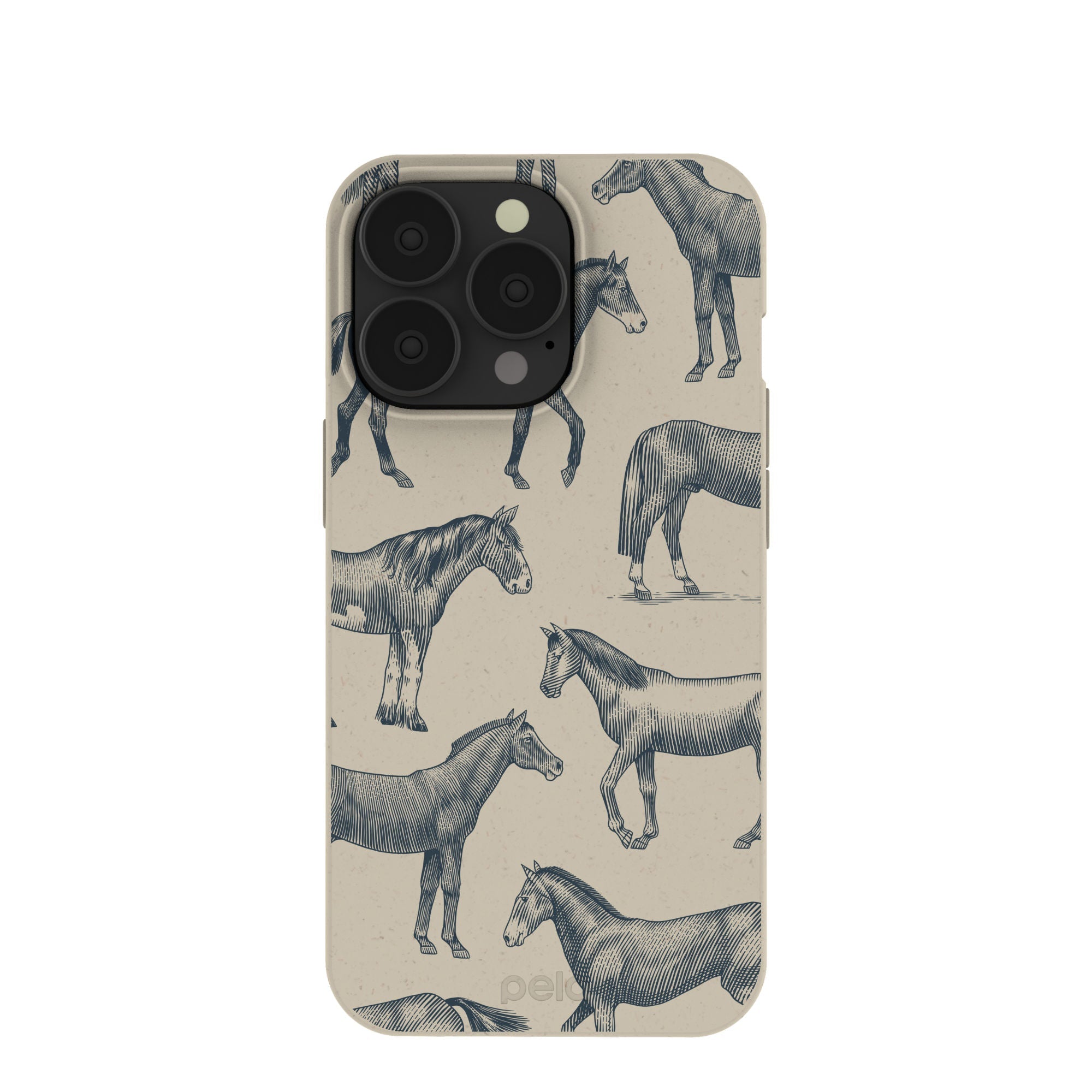 London Fog Vintage Gallop iPhone 13 Pro Case Refurbished - Pela Case refurbished available on Cerqular