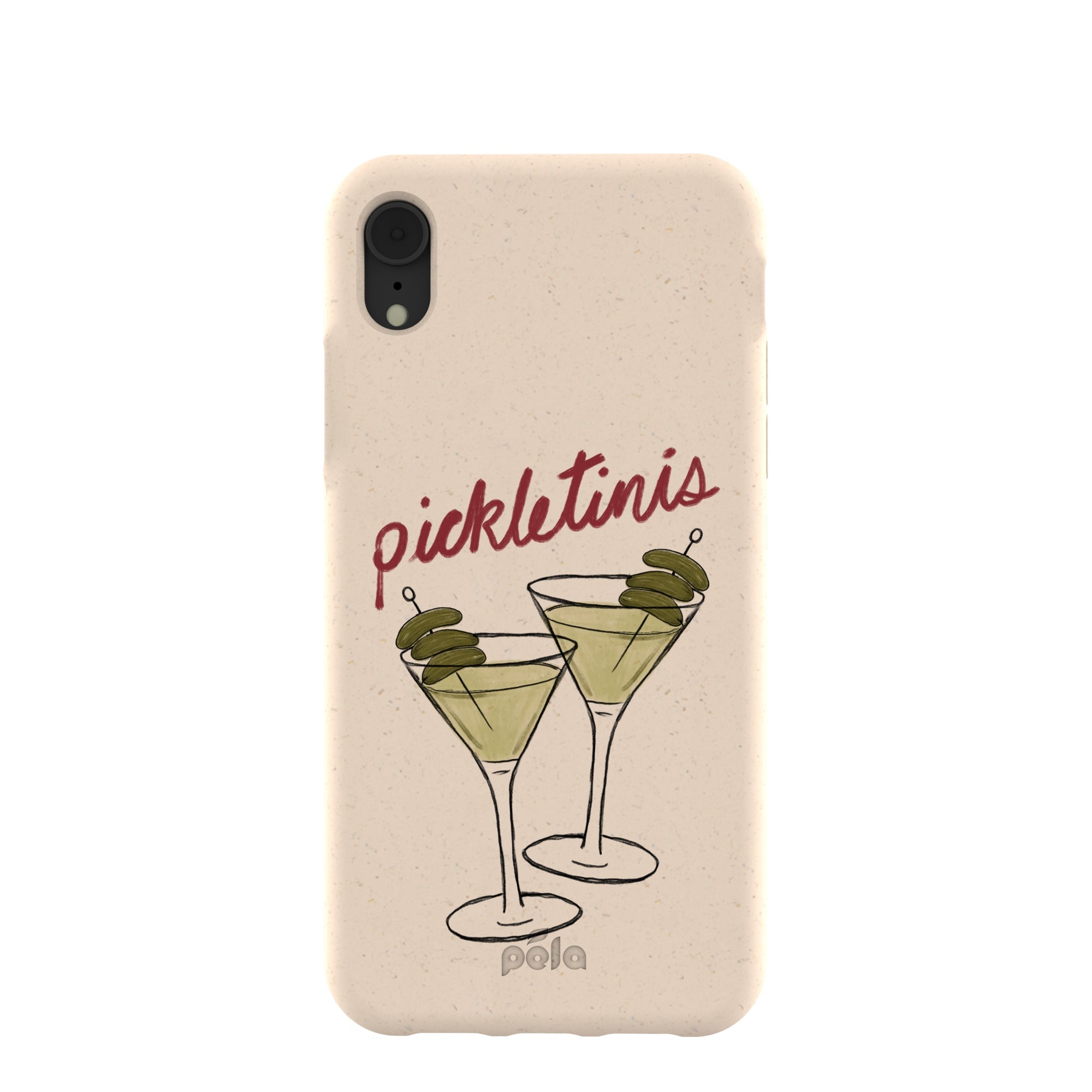 Seashell Pickletinis iPhone XR Case Refurbished - Pela Case refurbished available on Cerqular