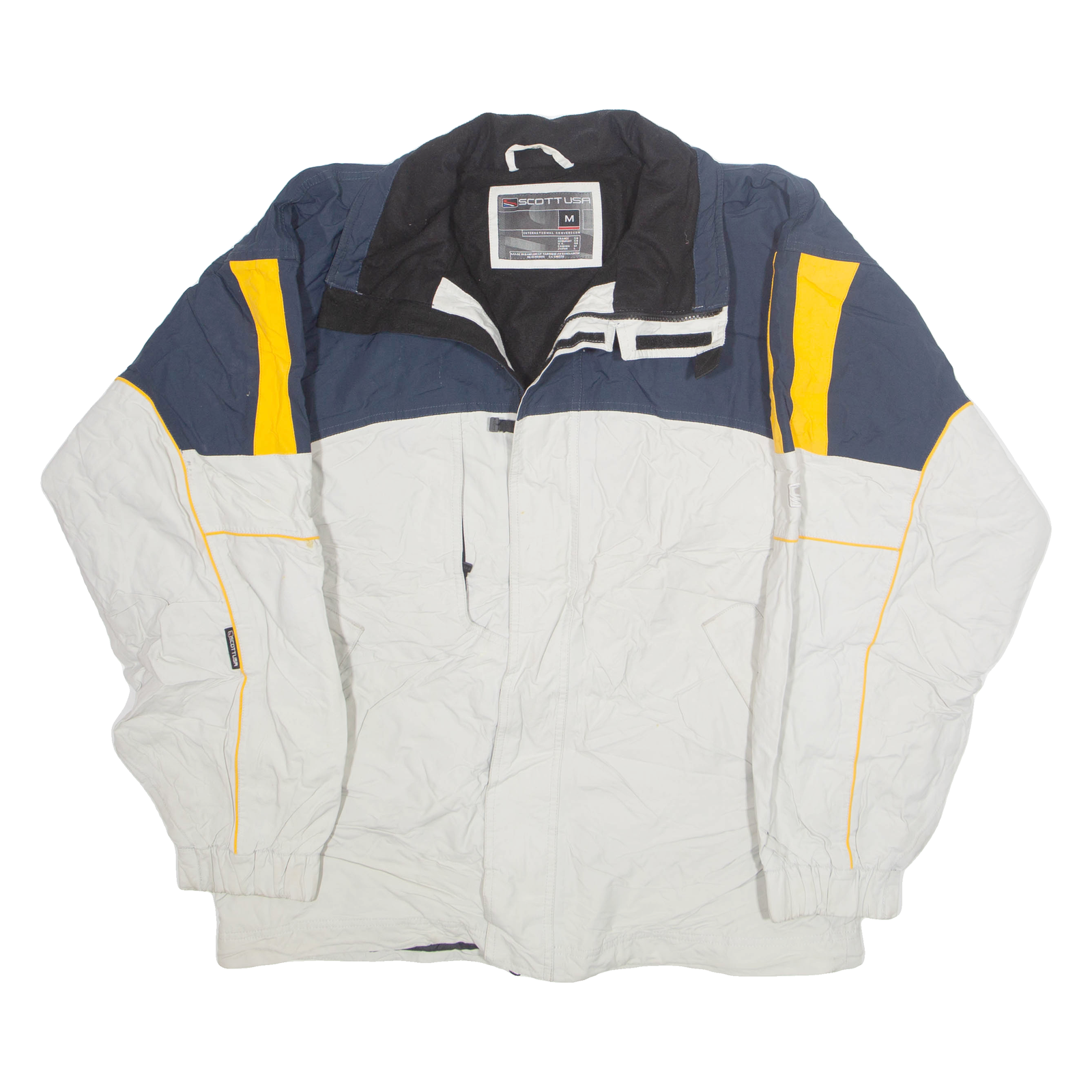 SCOTT USA Mens Jacket Grey Nylon M Refurbished - N/A refurbished available on Cerqular