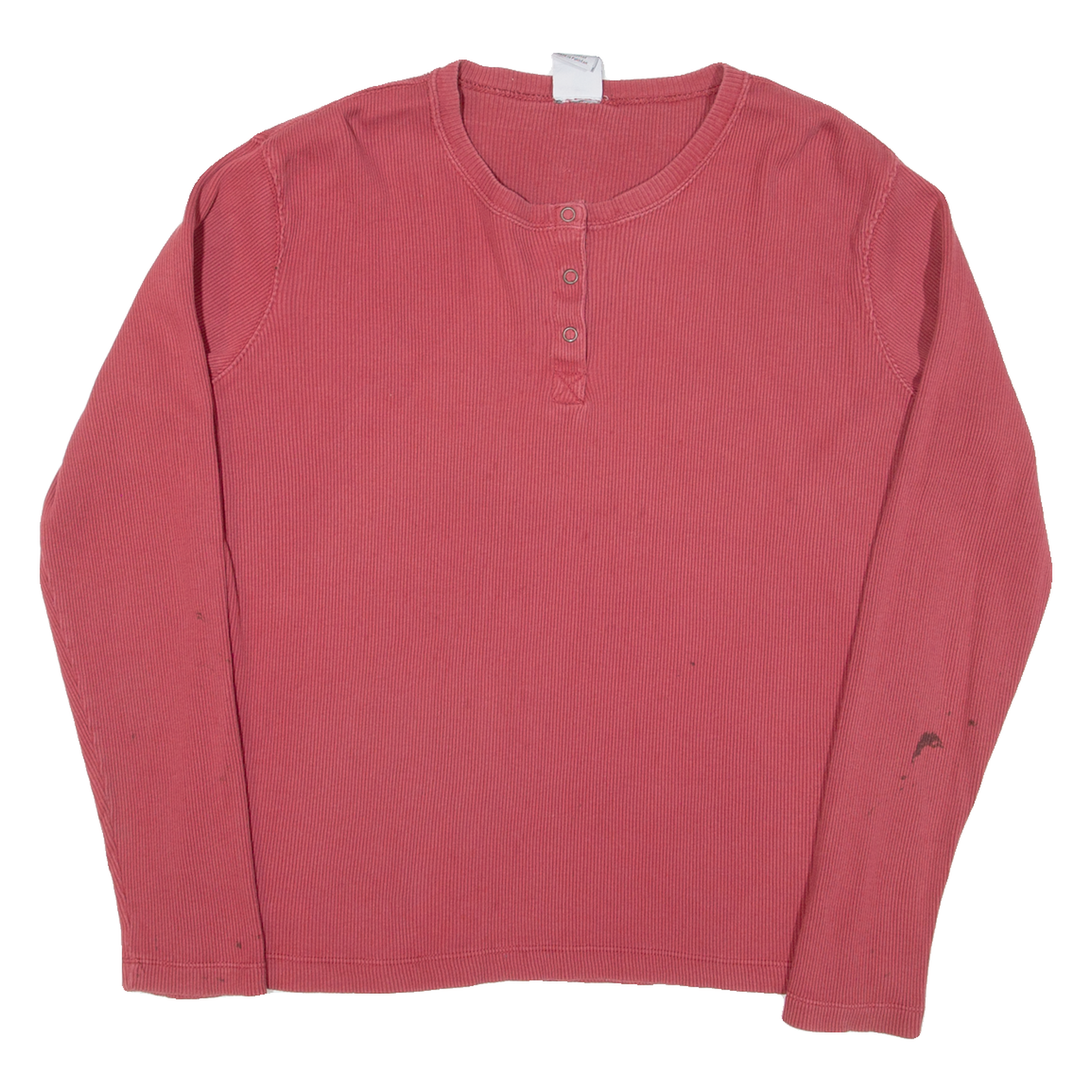 CARHARTT Womens T-Shirt Pink Long Sleeve Button Neck XL Refurbished - N/A refurbished available on Cerqular