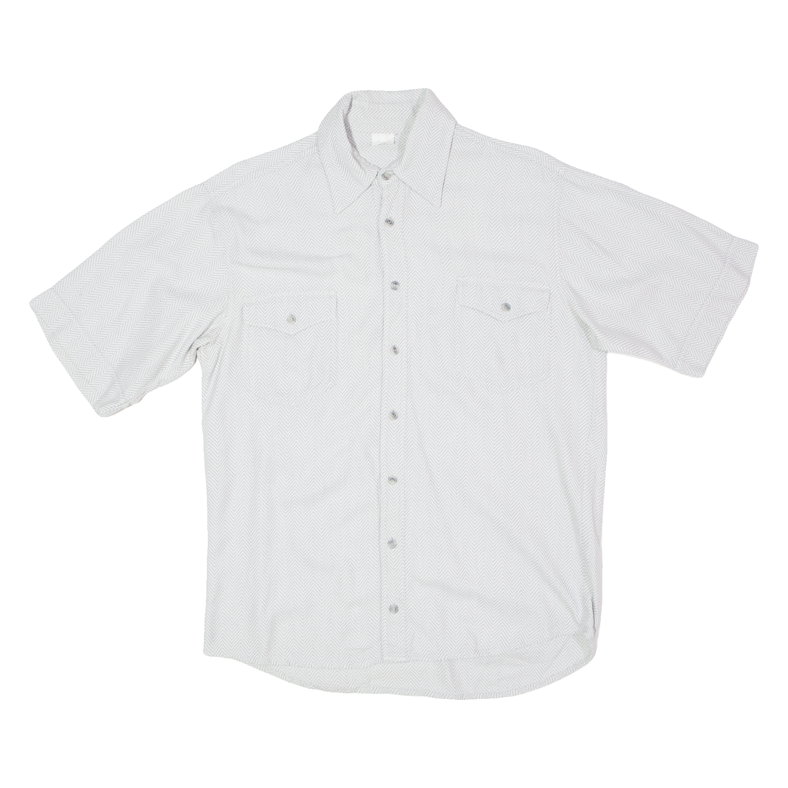 Mens Shirt Grey 90s Chevron L Refurbished - N/A refurbished available on Cerqular